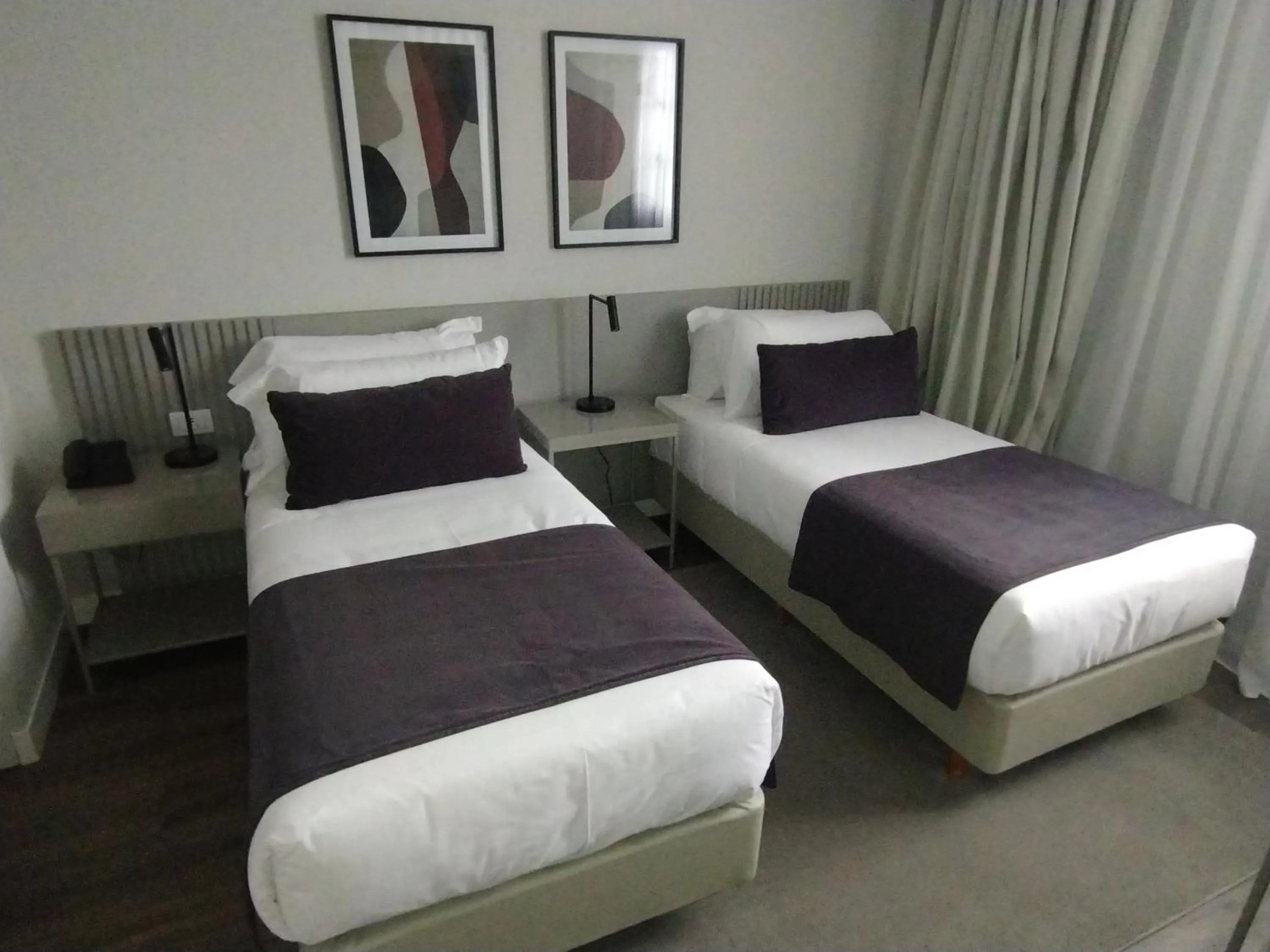 Bed in Guemes Hotel & Spa