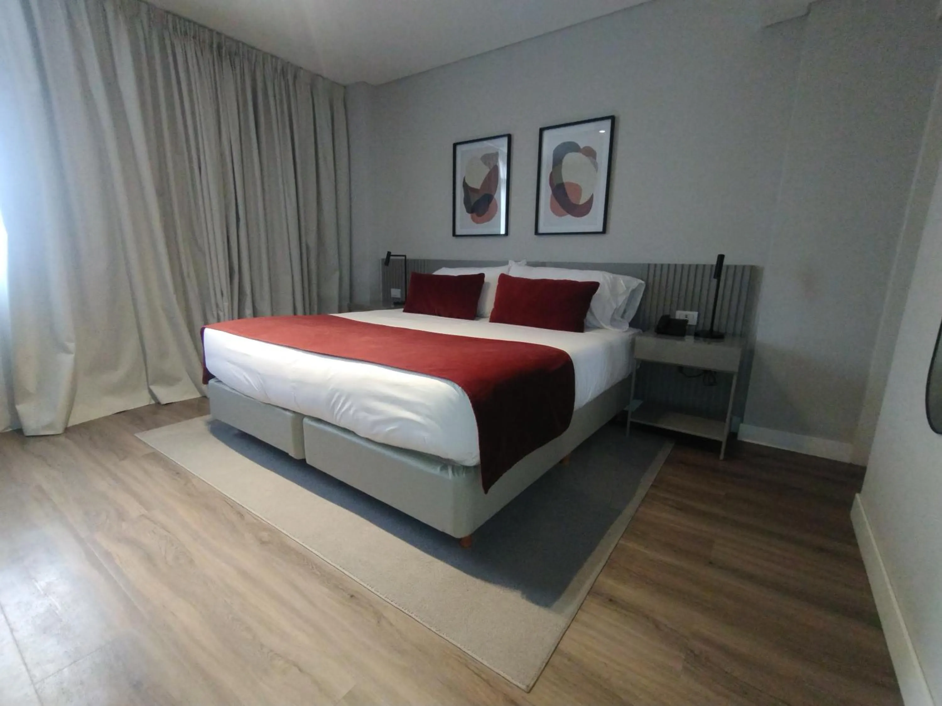 Bed in Guemes Hotel & Spa