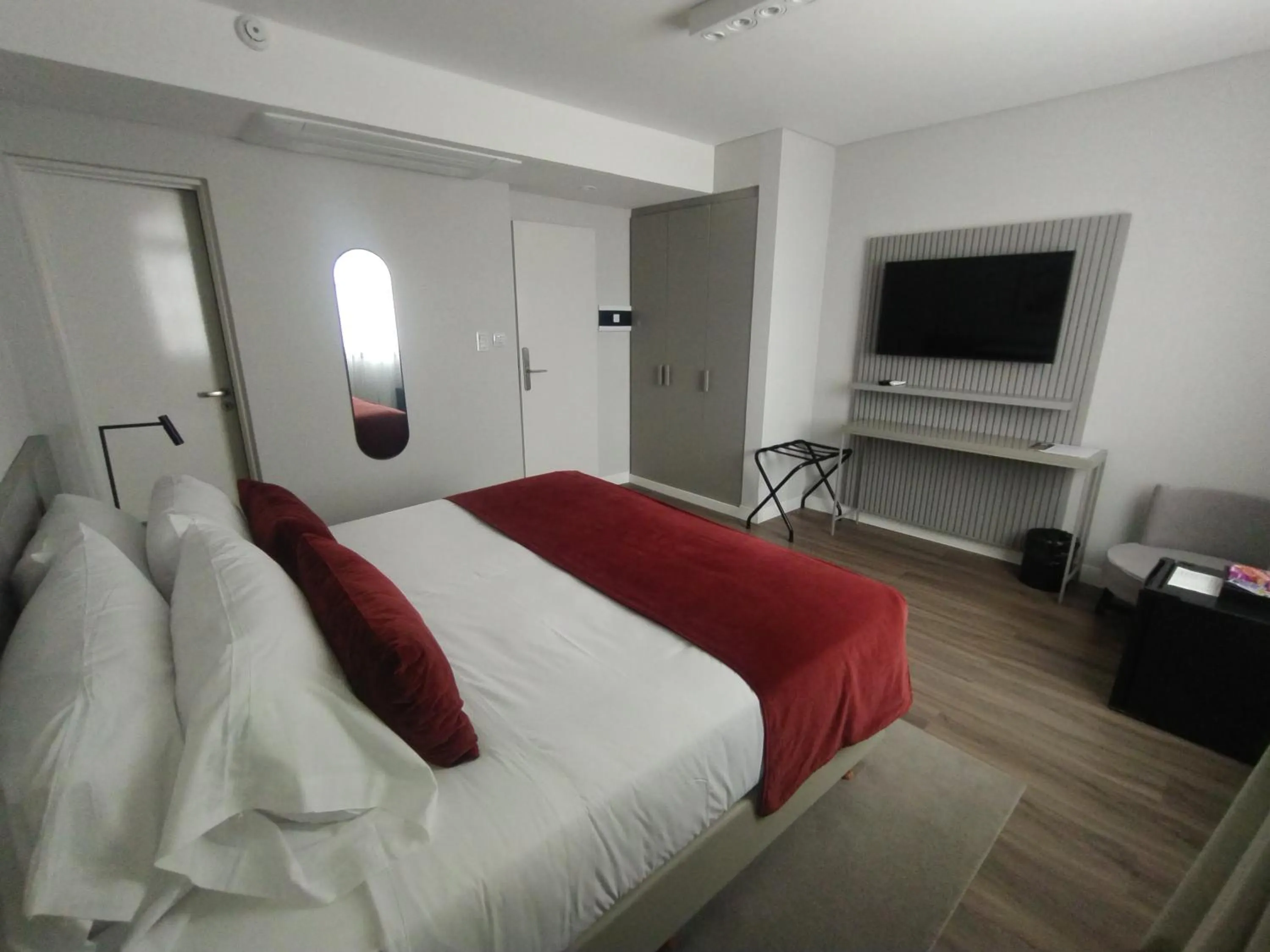 Bed in Guemes Hotel & Spa