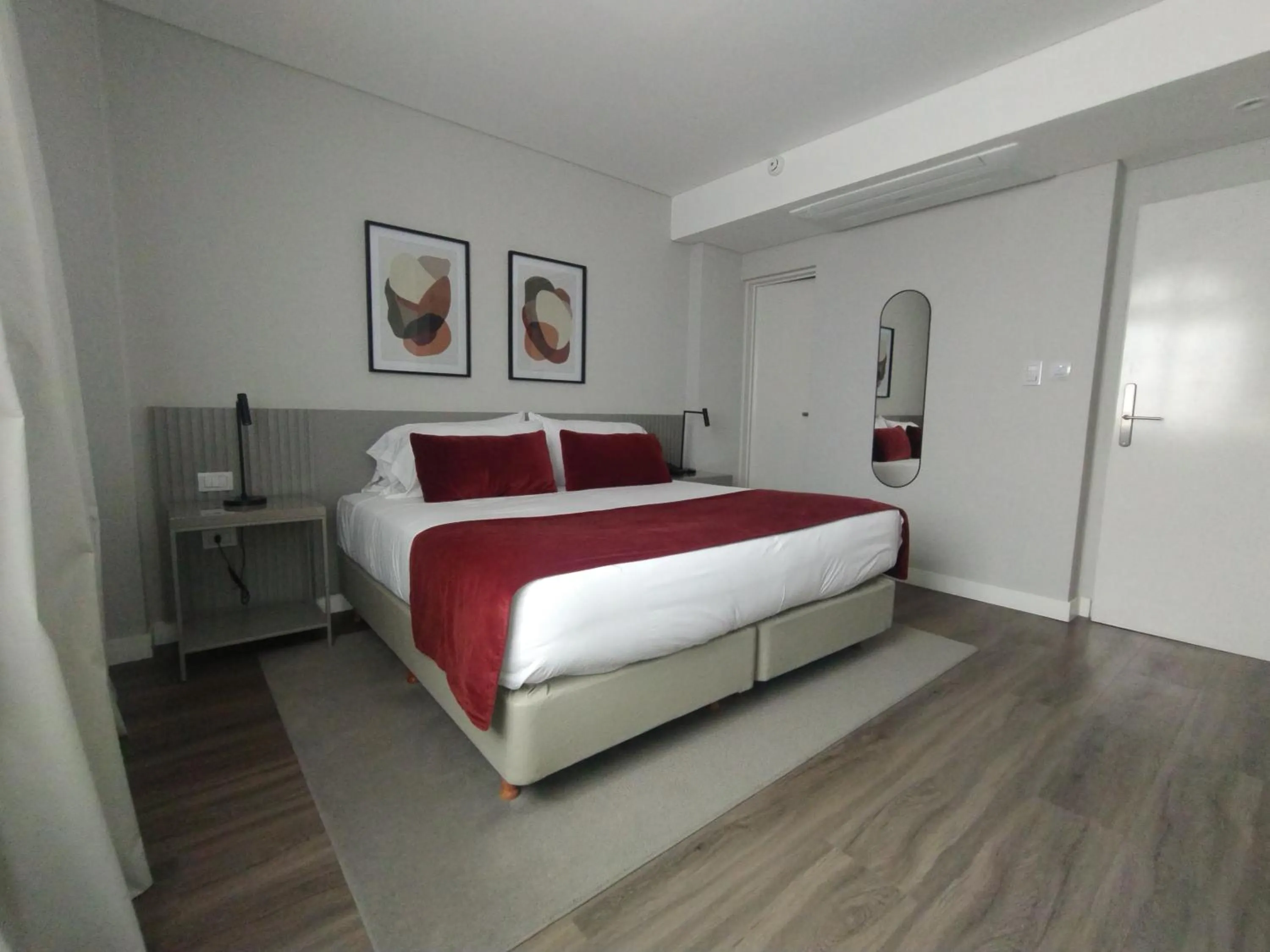 Bed in Guemes Hotel & Spa