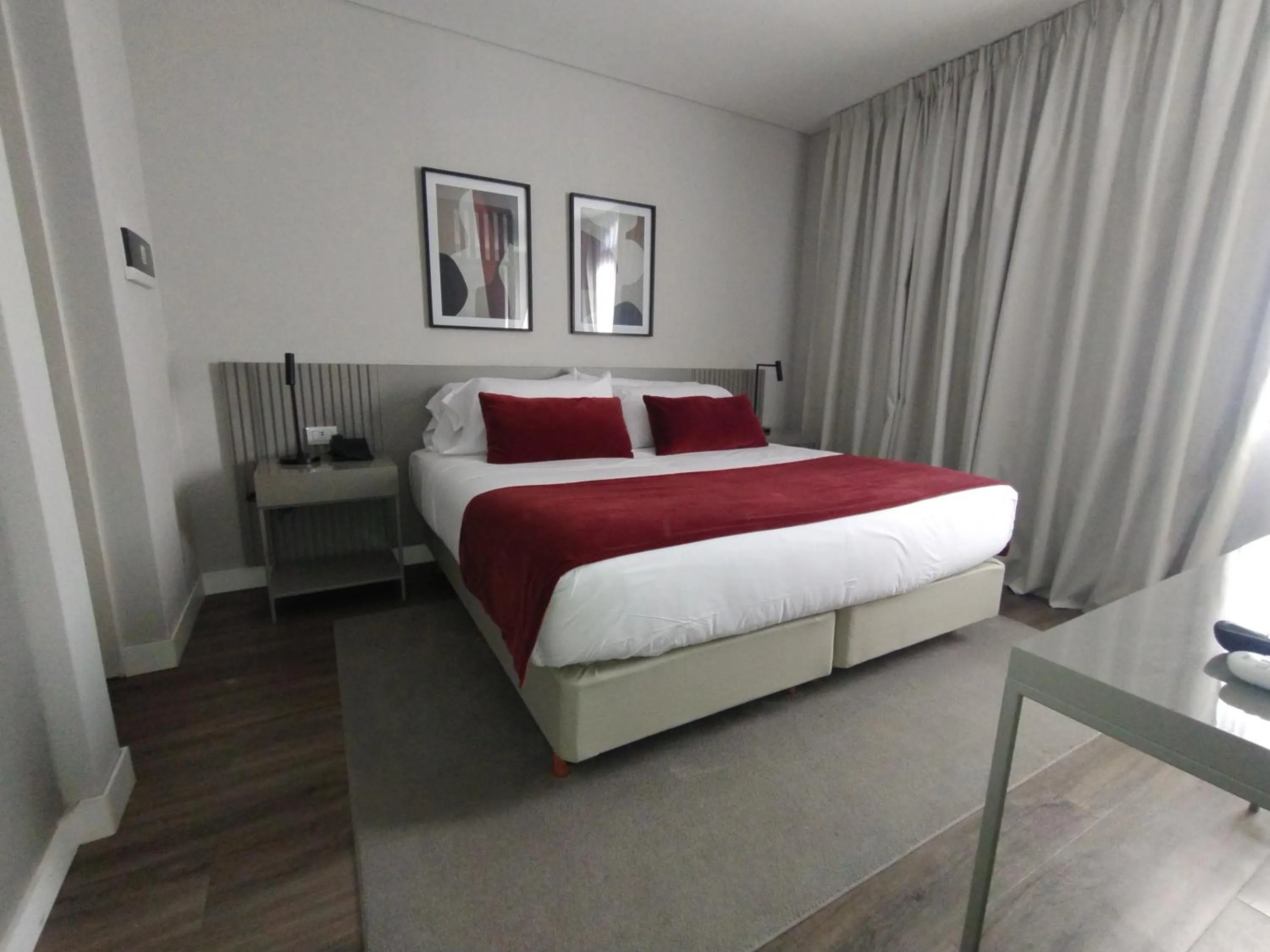 Bed in Guemes Hotel & Spa