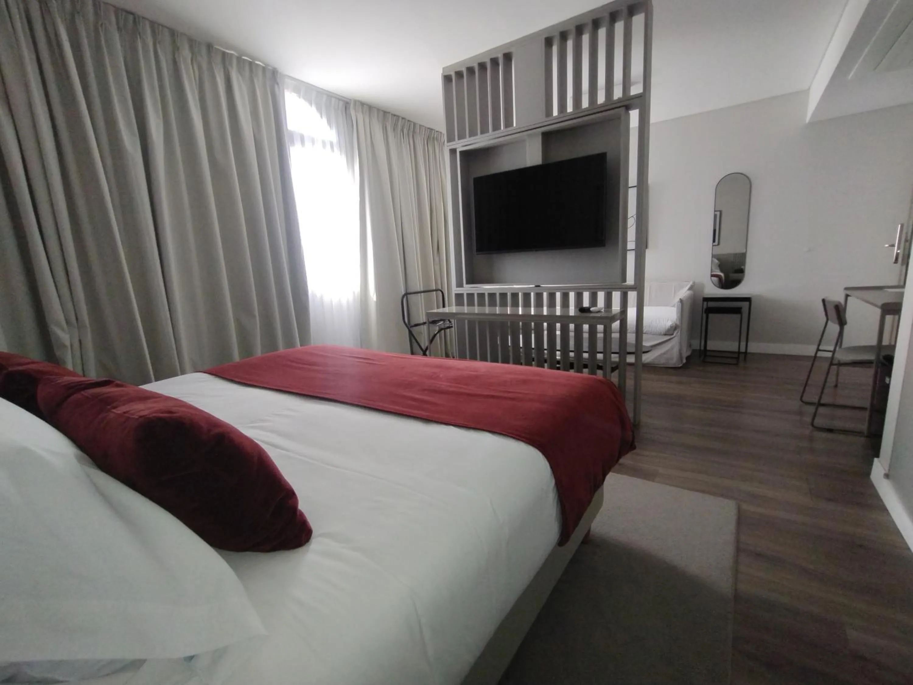 Bed in Guemes Hotel & Spa