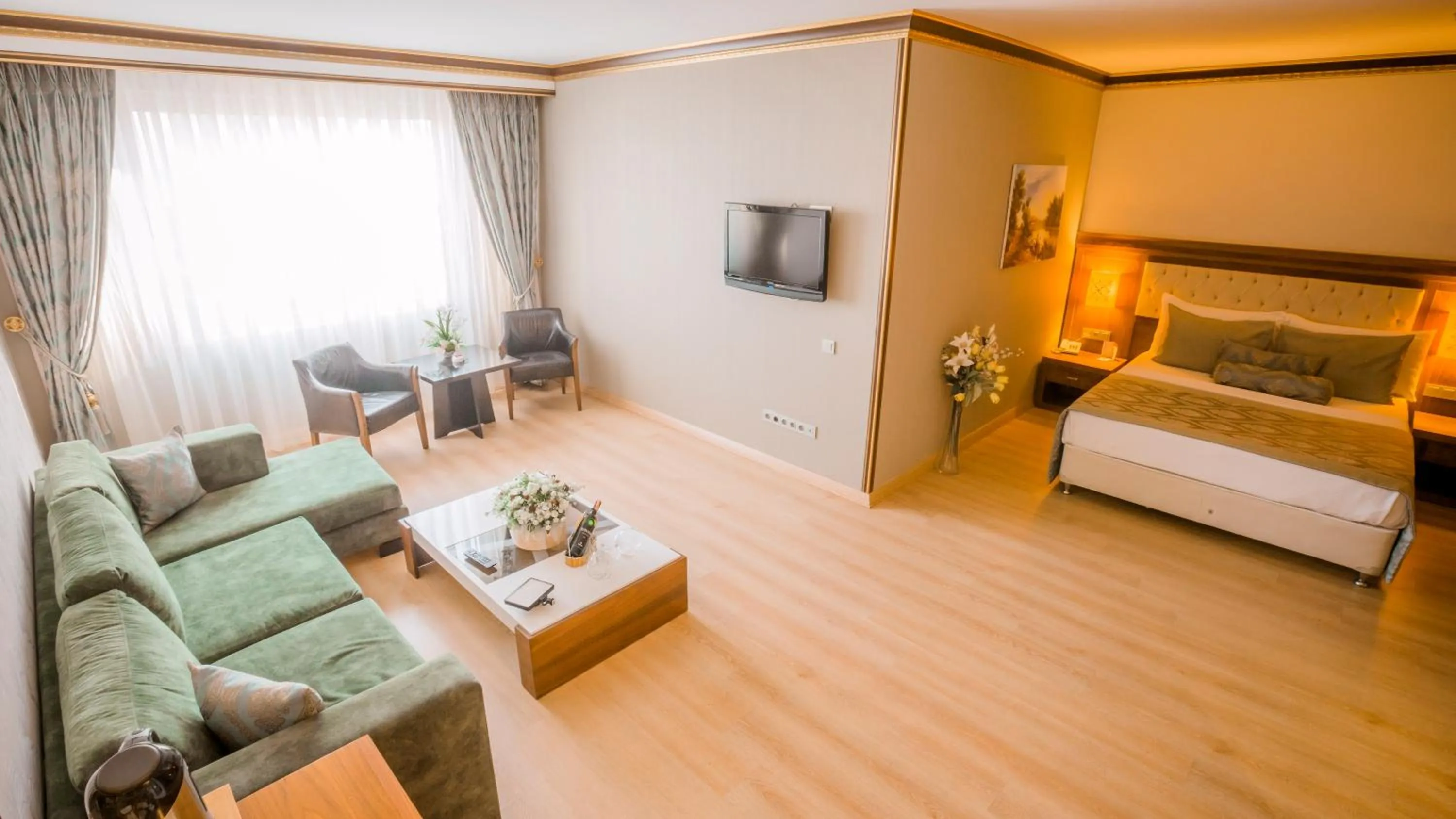 Bed in Yücesoy Liva Hotel Spa & Convention Center Mersin