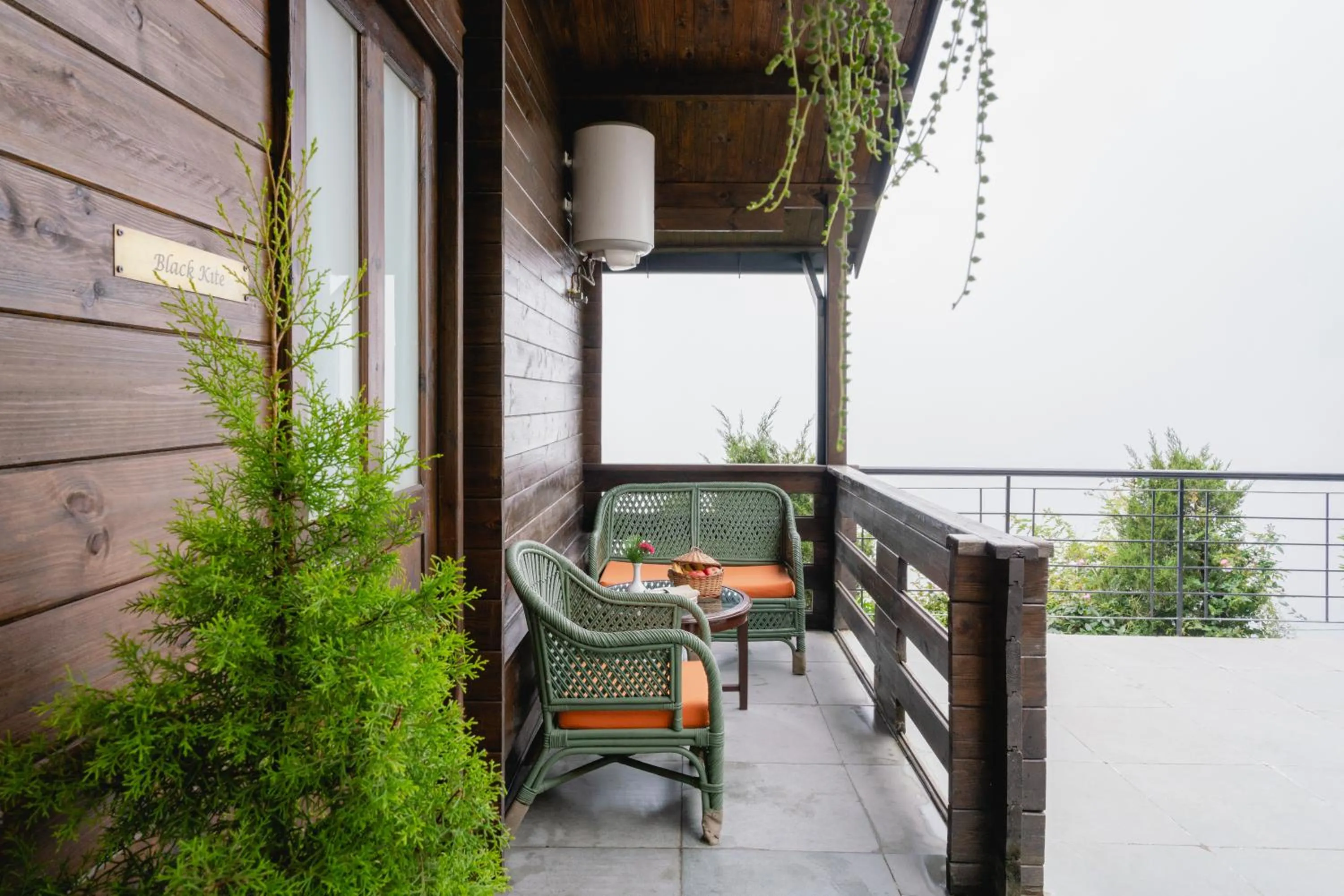 Patio in Larisa Resort, Mussoorie