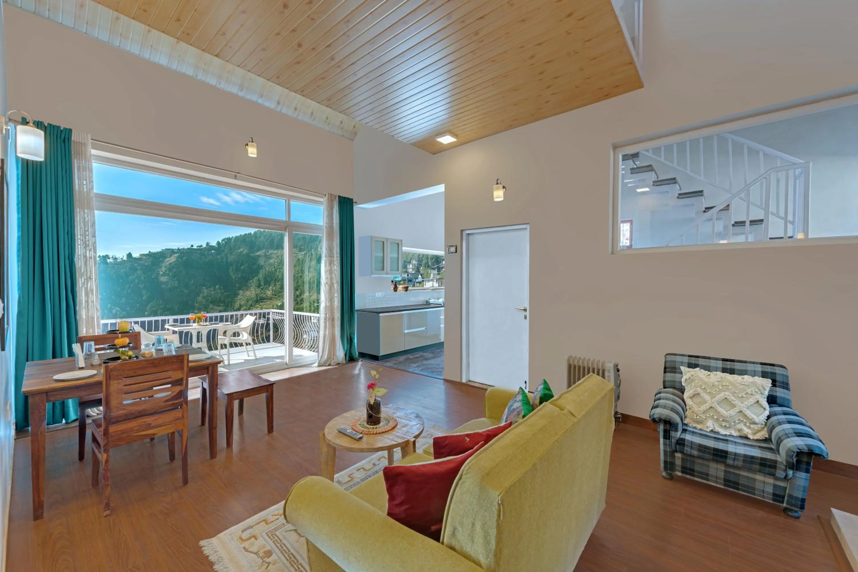 Living room in Larisa Resort, Mussoorie