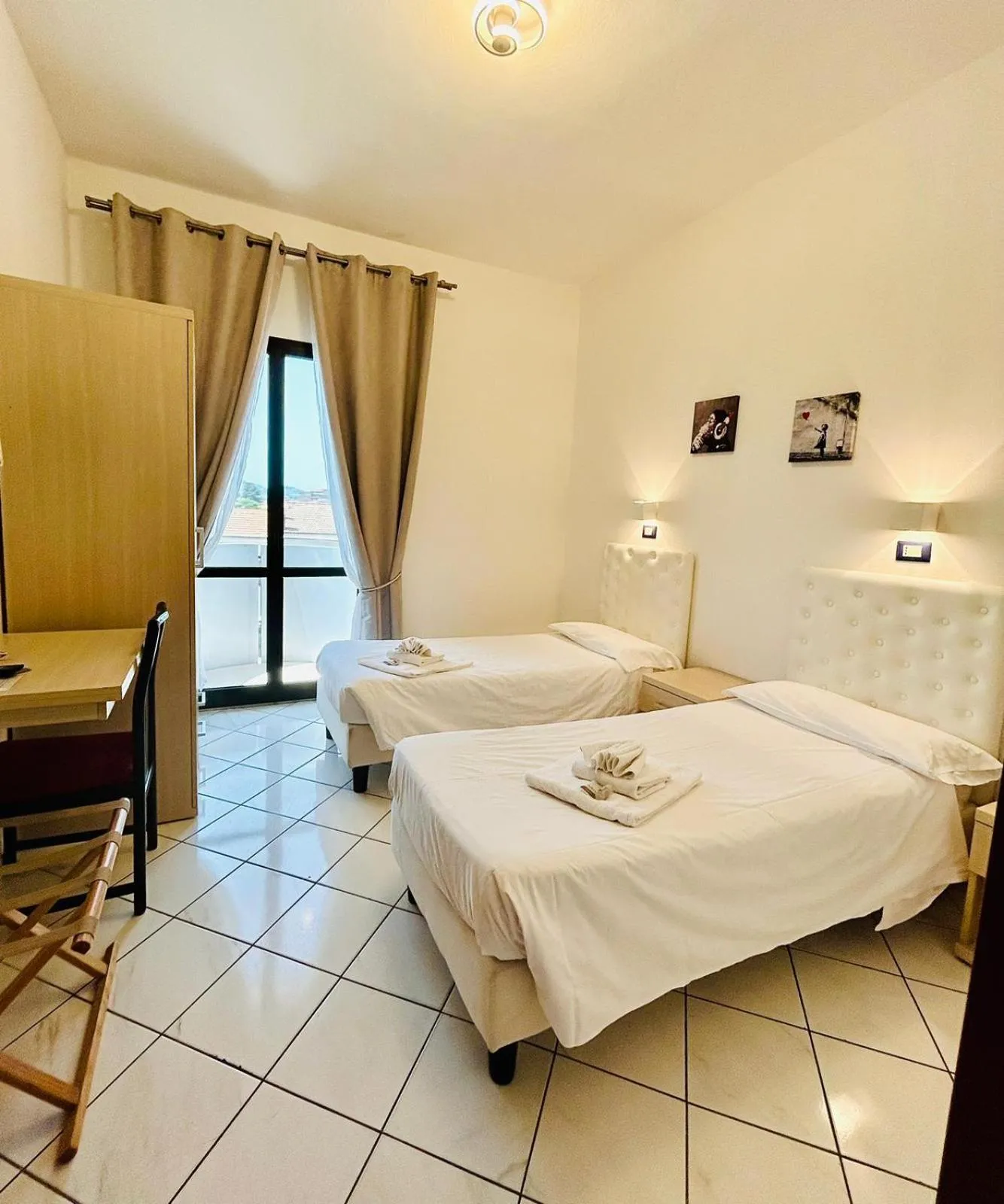 Bedroom, Bed in Hotel Romagna