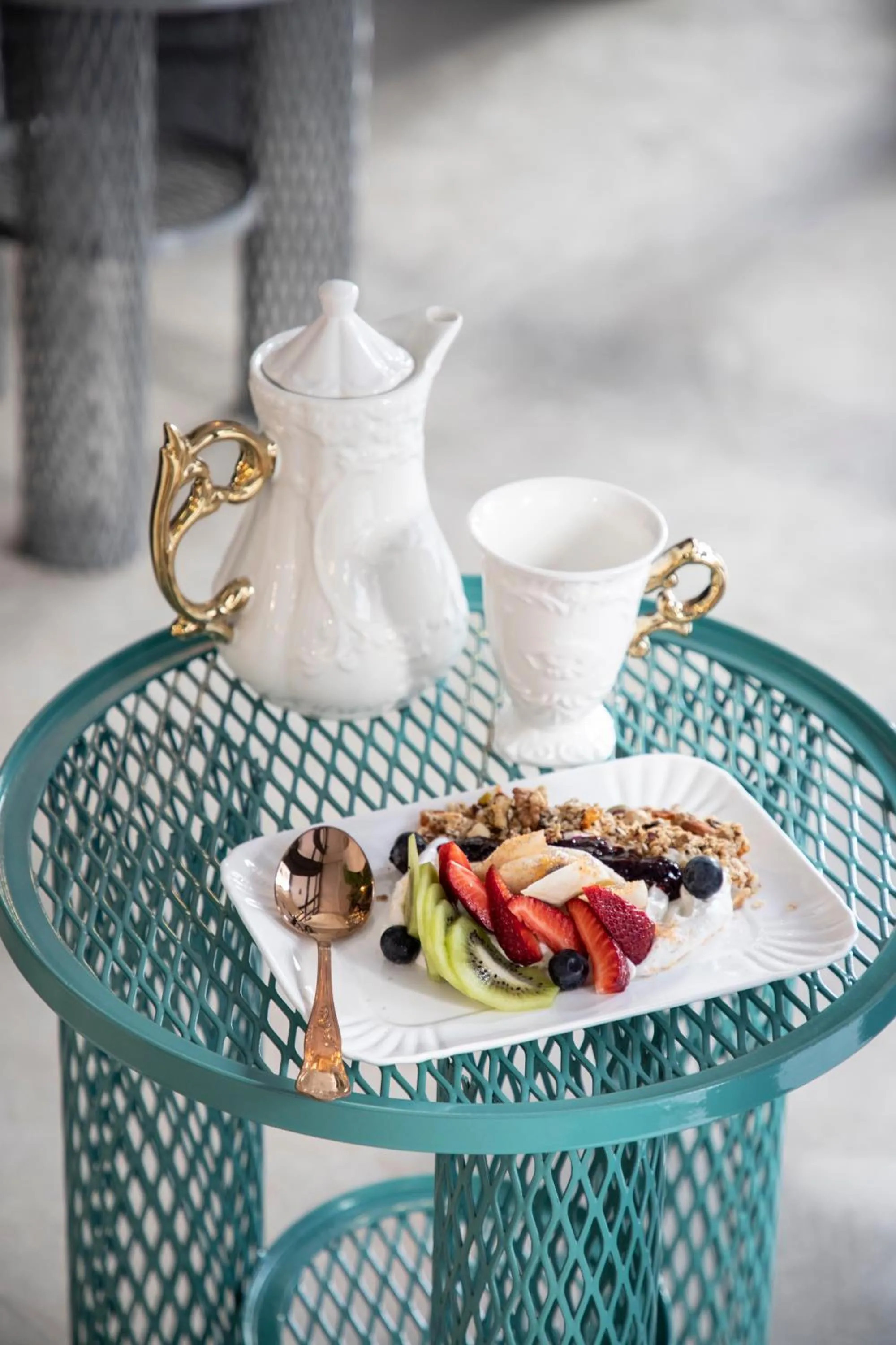 Food close-up in 14 Reasons Why Hotel Athens