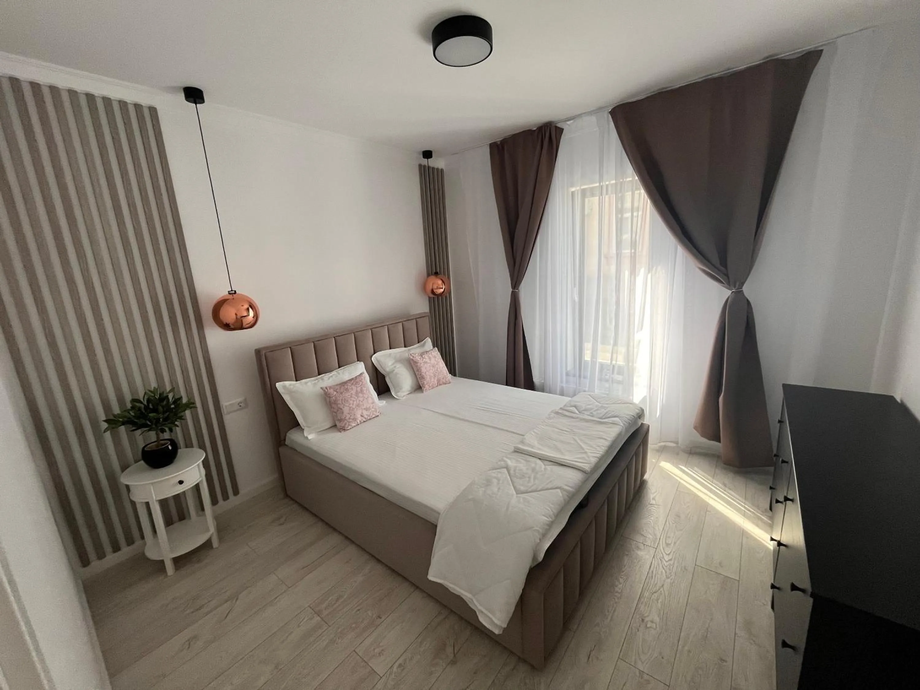 Bed in Lira Holiday Apartments