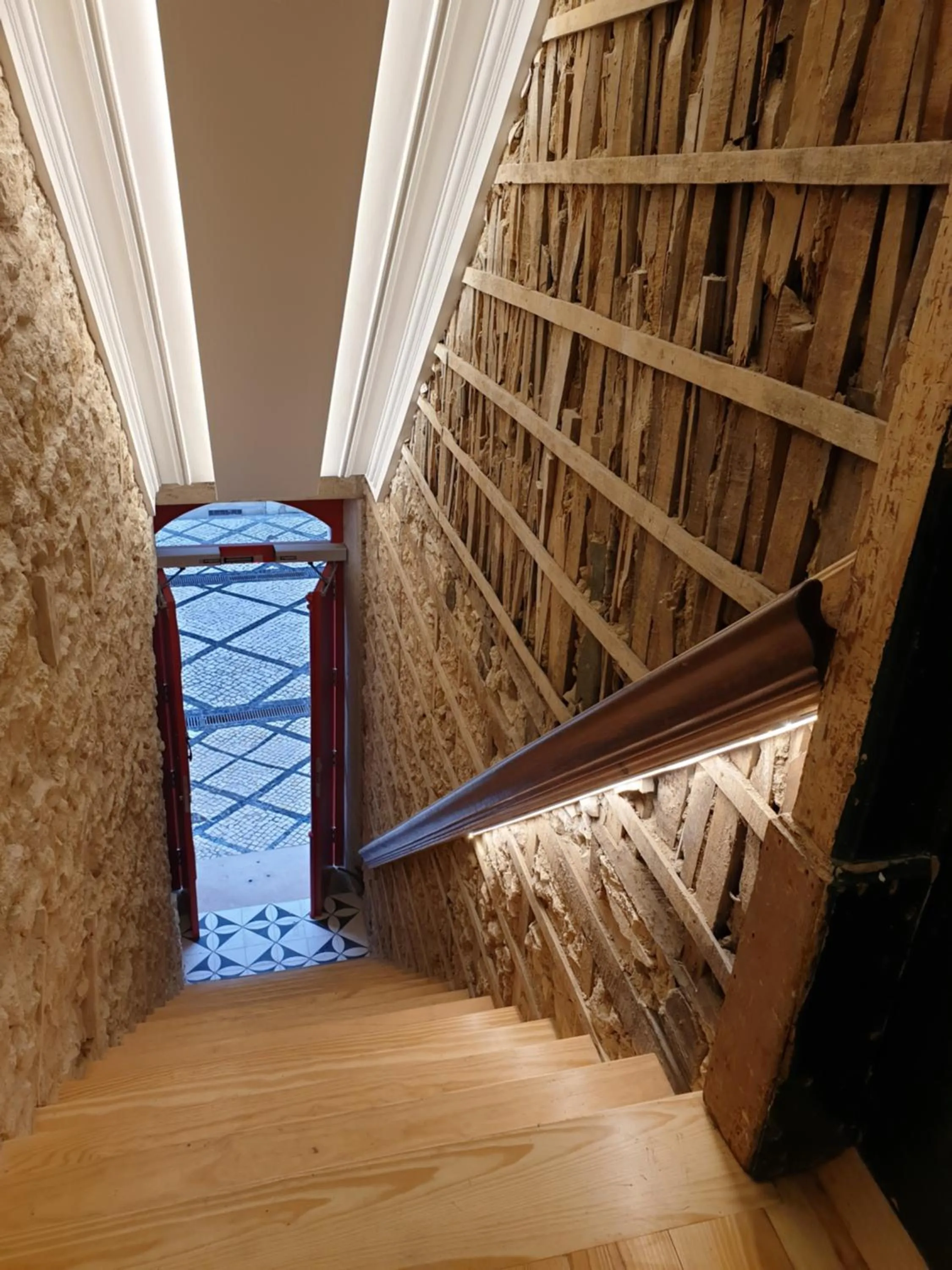 Facade/entrance in Casa da Baixa by PURUS