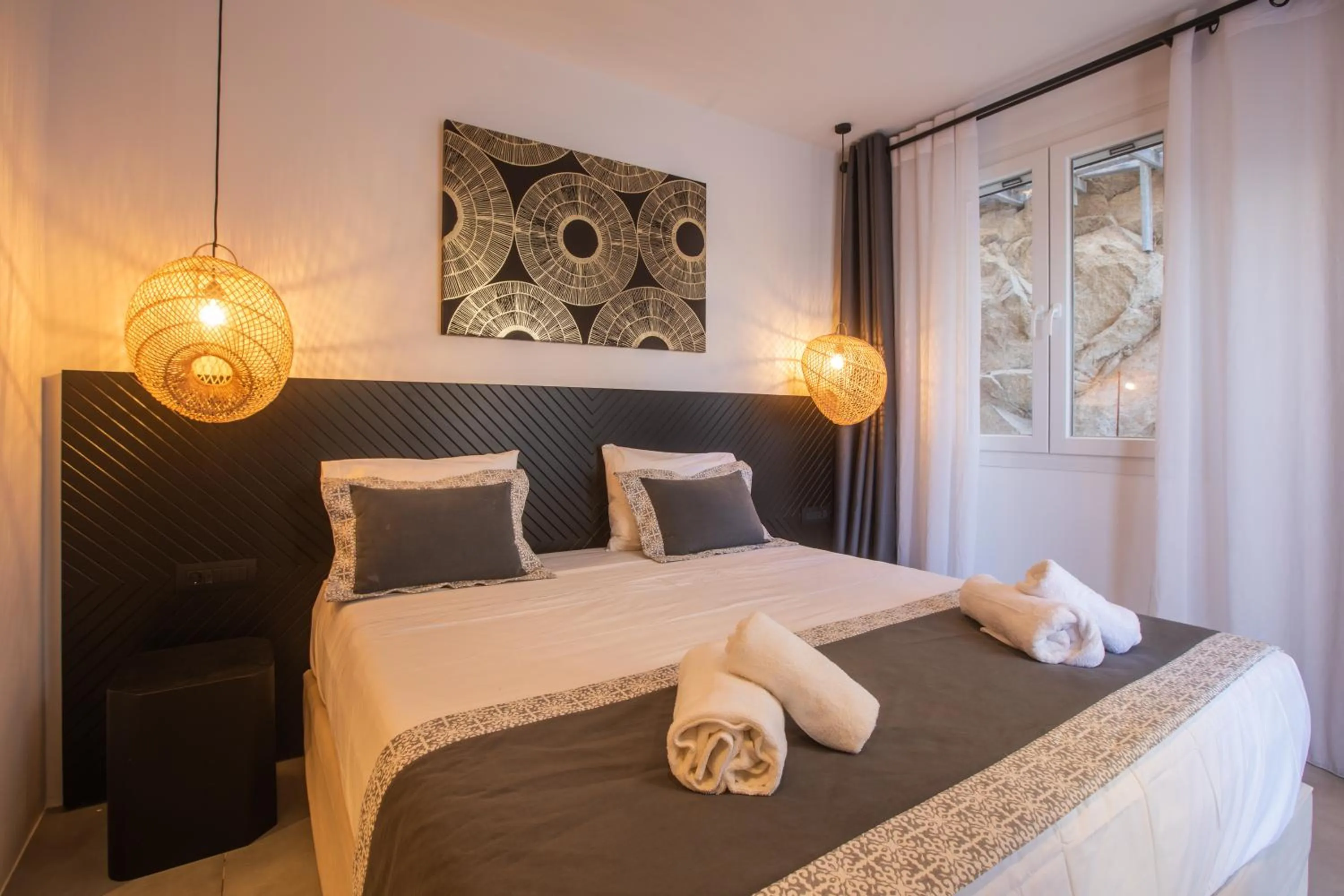 Bed in SeaCode Villas