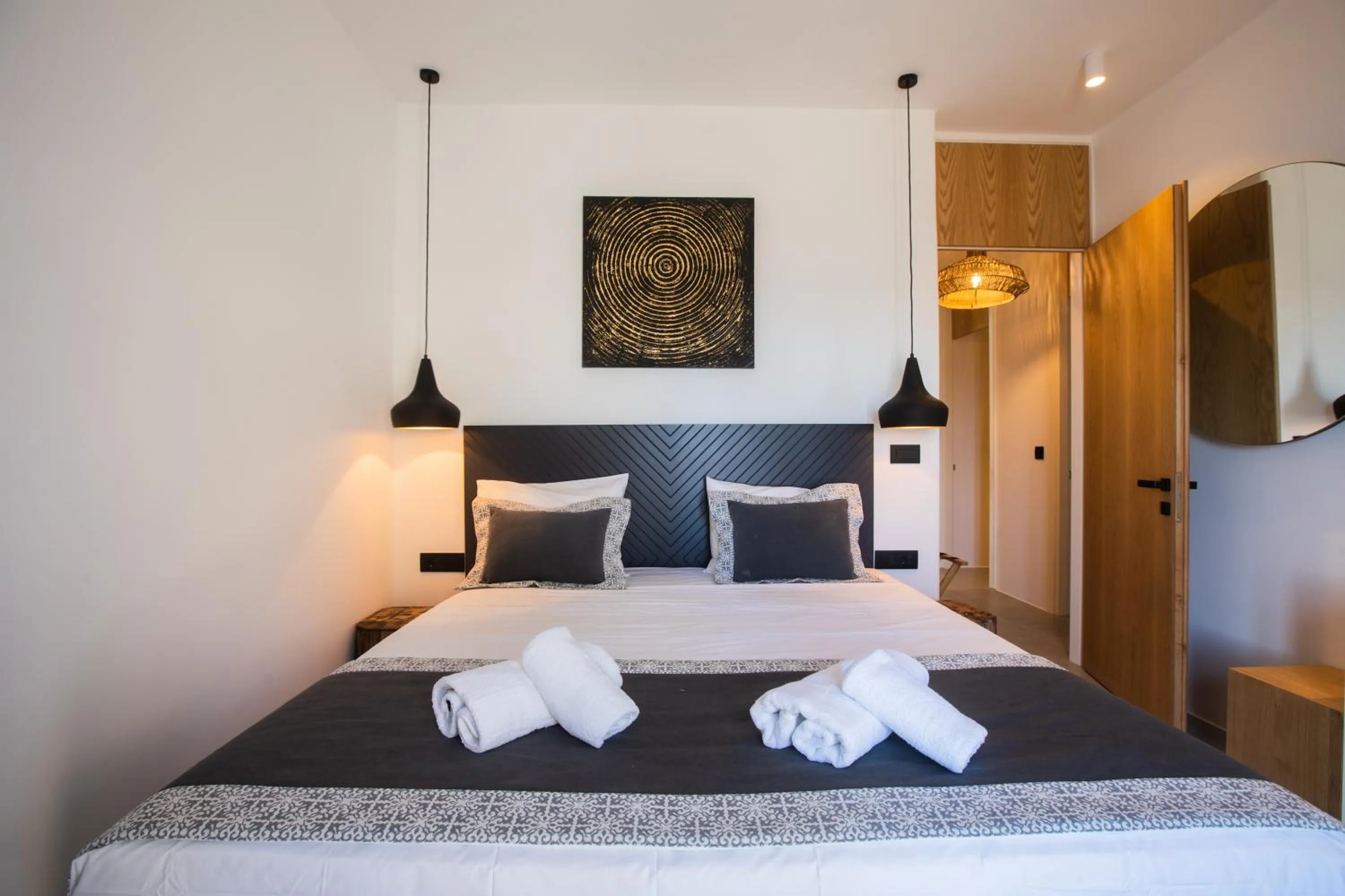 Bed in SeaCode Villas