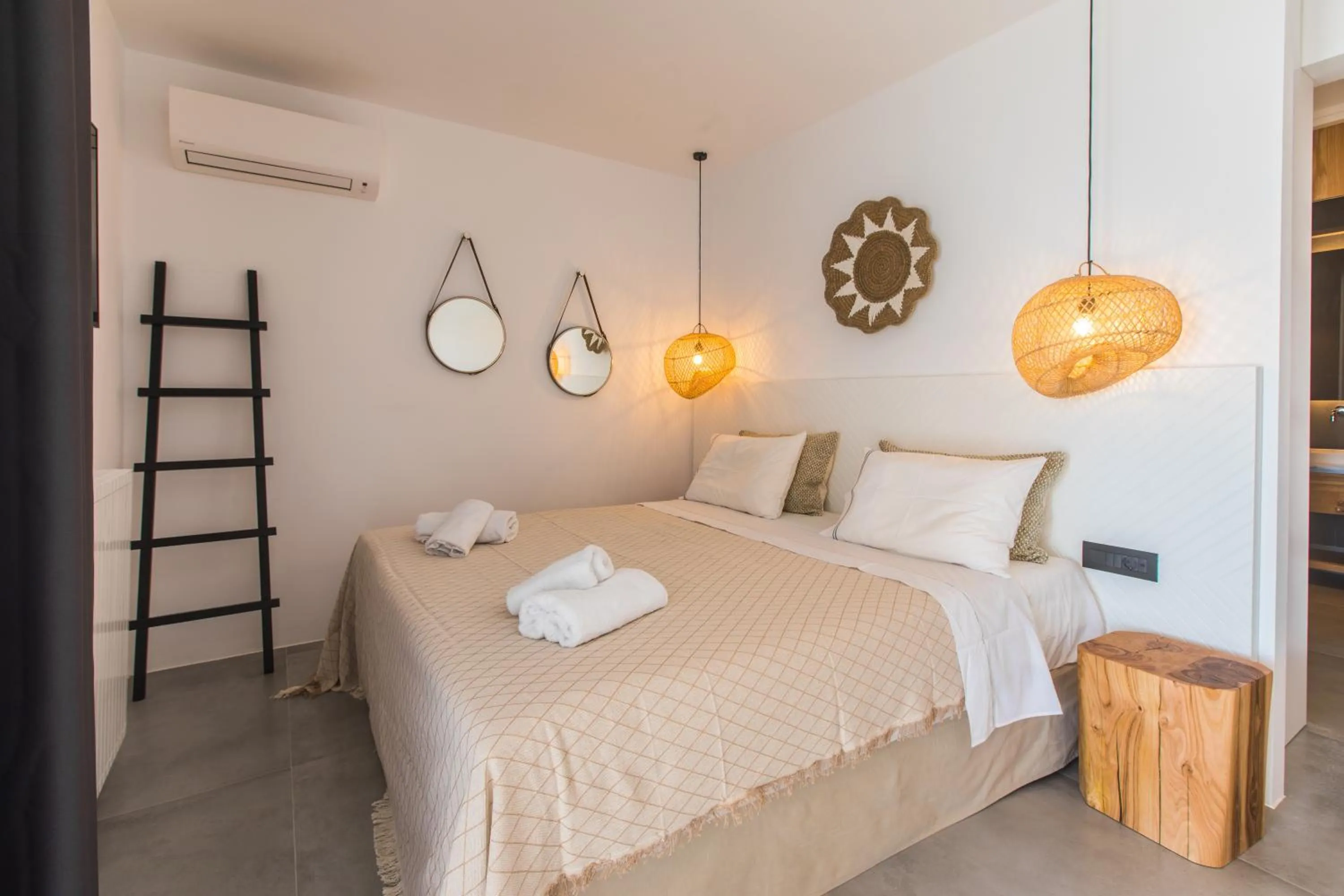 Bed in SeaCode Villas