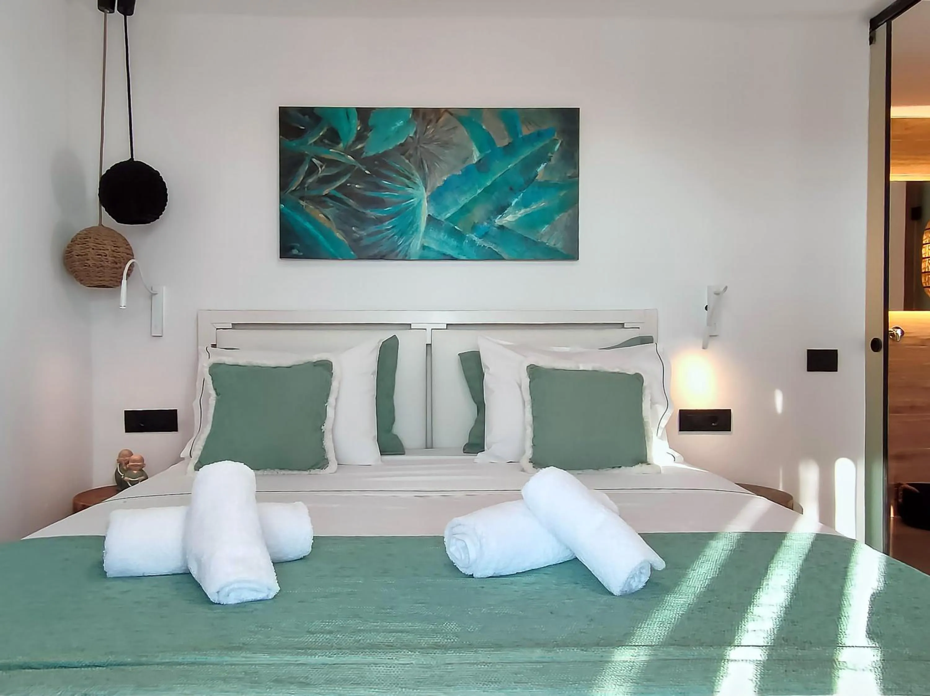 Bed in SeaCode Villas