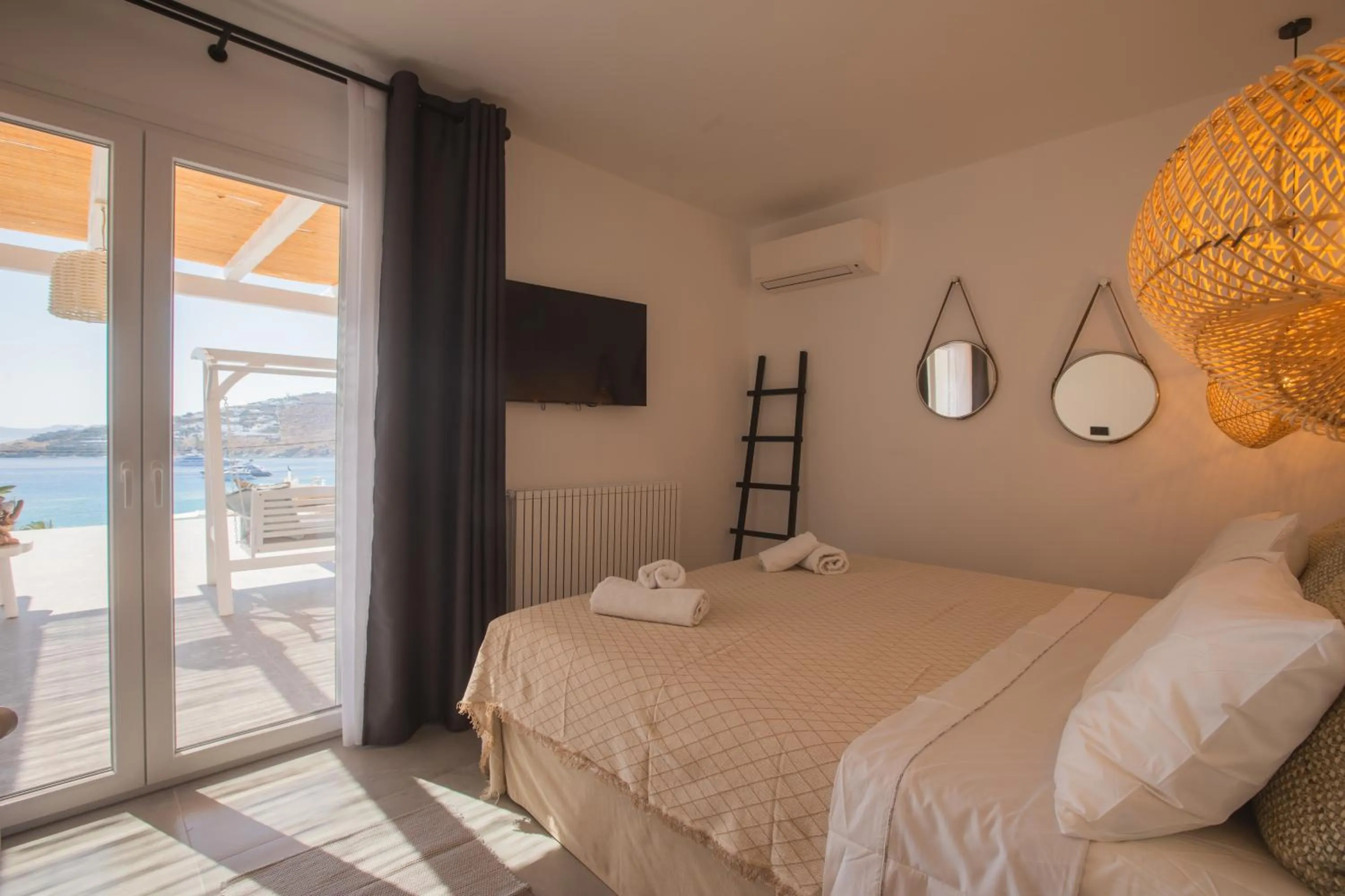 Bed in SeaCode Villas