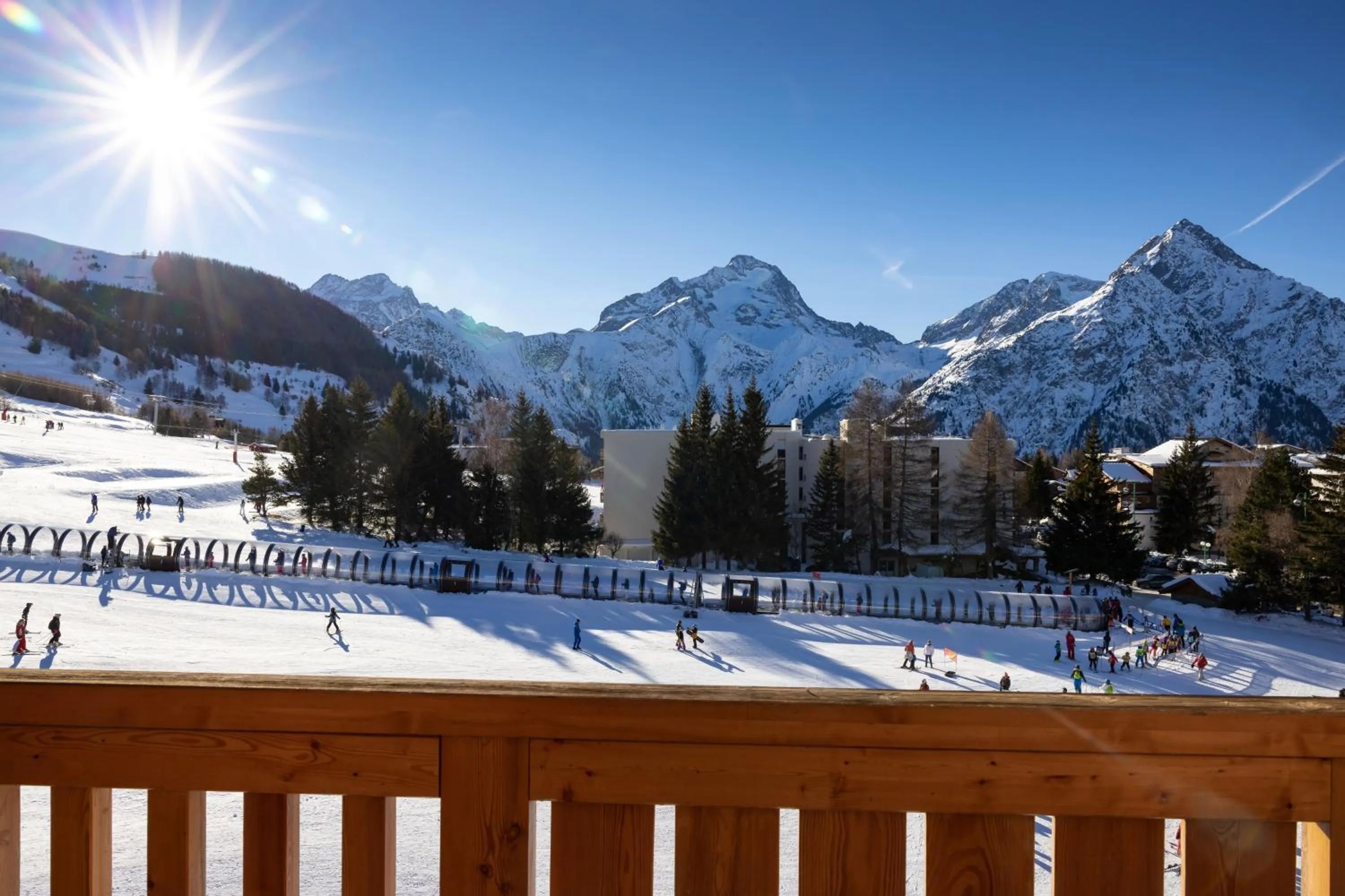 Patio in Hôtel Aalborg