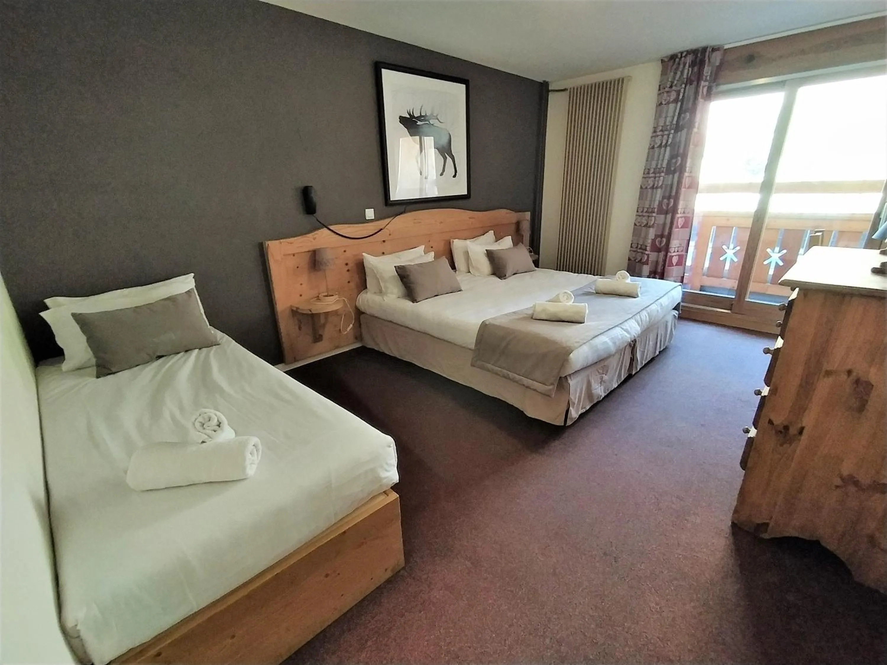 Bedroom, Bed in Hôtel Aalborg