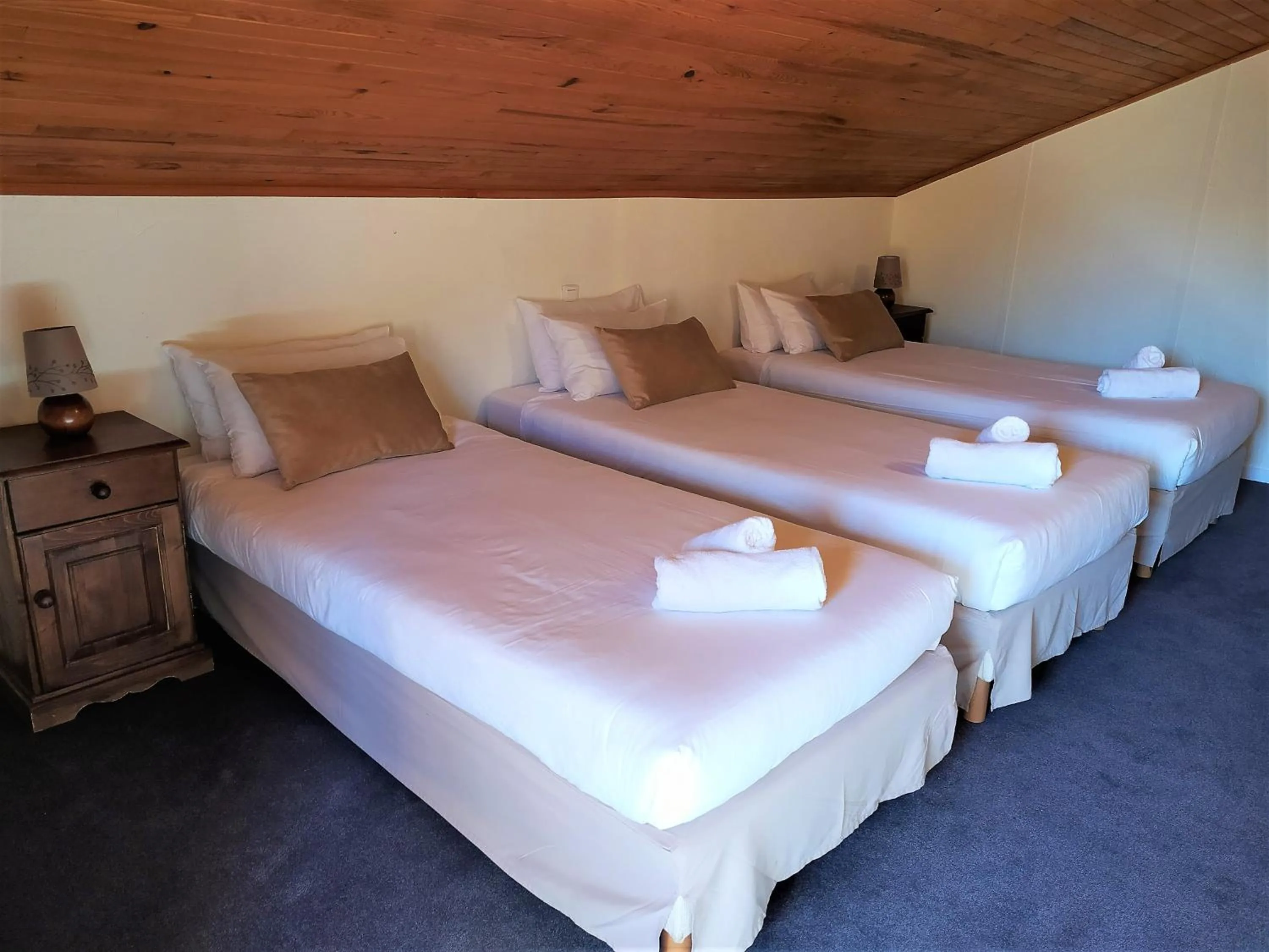 Bed in Hôtel Aalborg