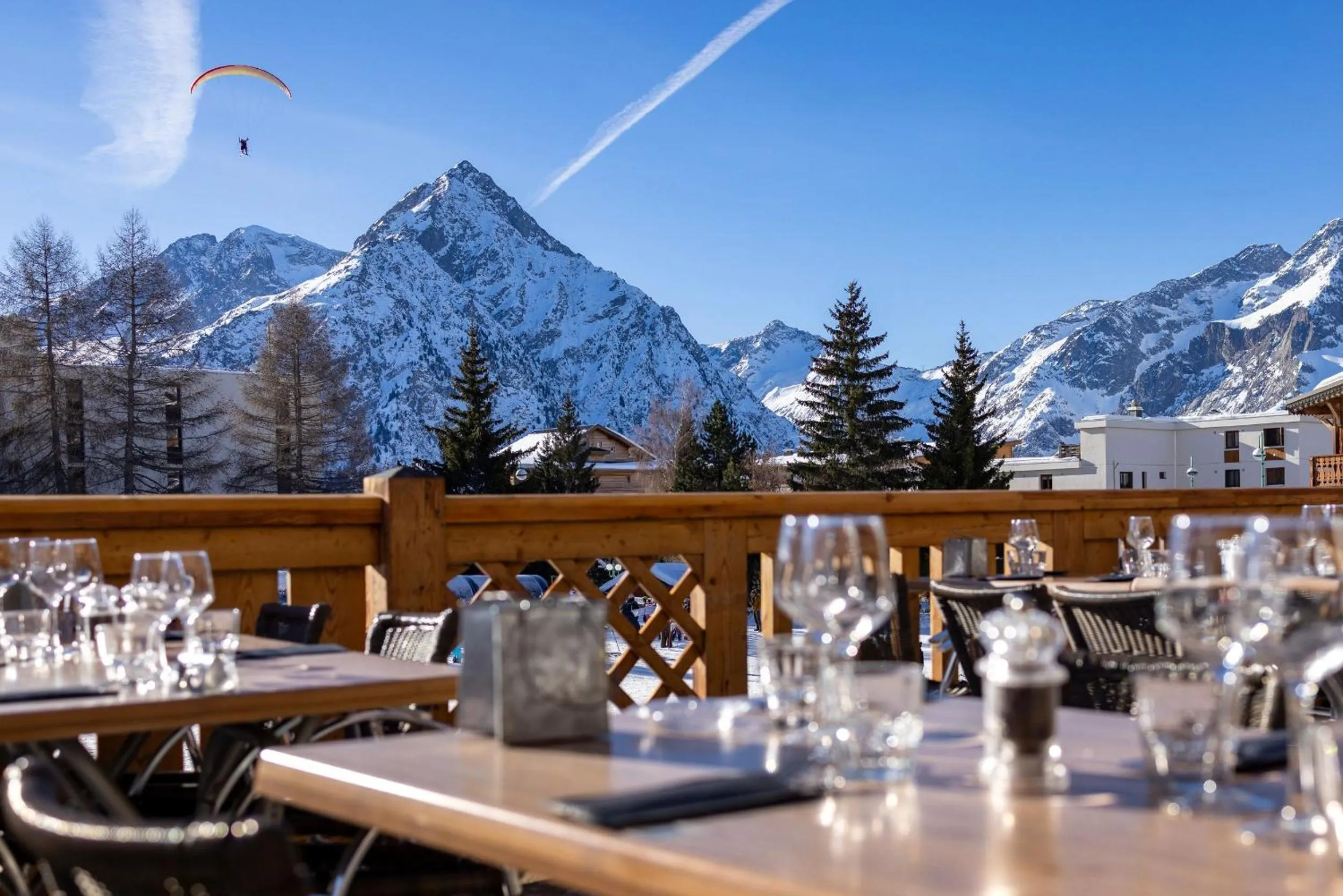 Patio in Hôtel Aalborg