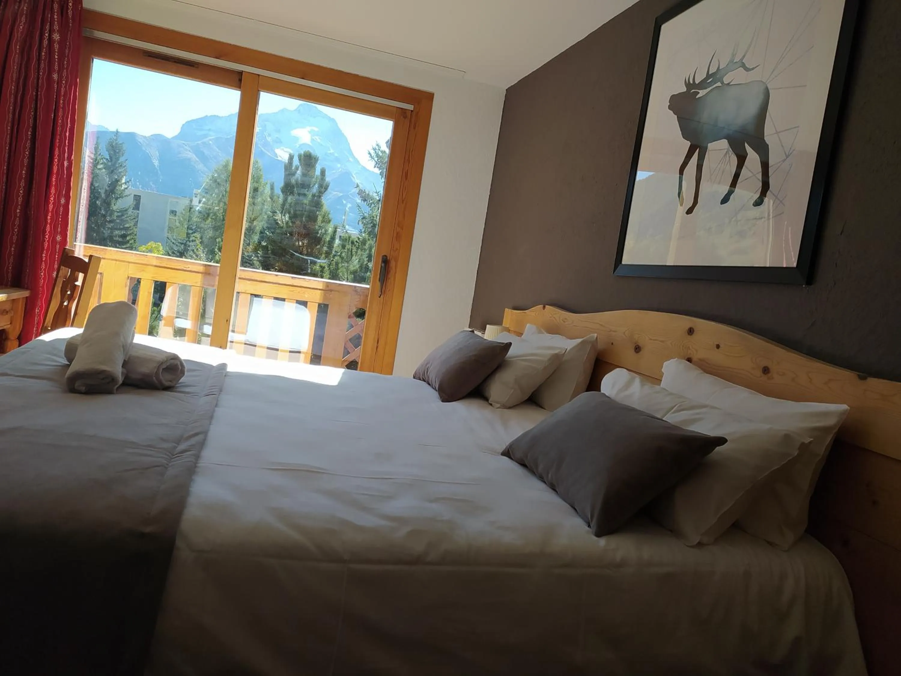 Bed in Hôtel Aalborg