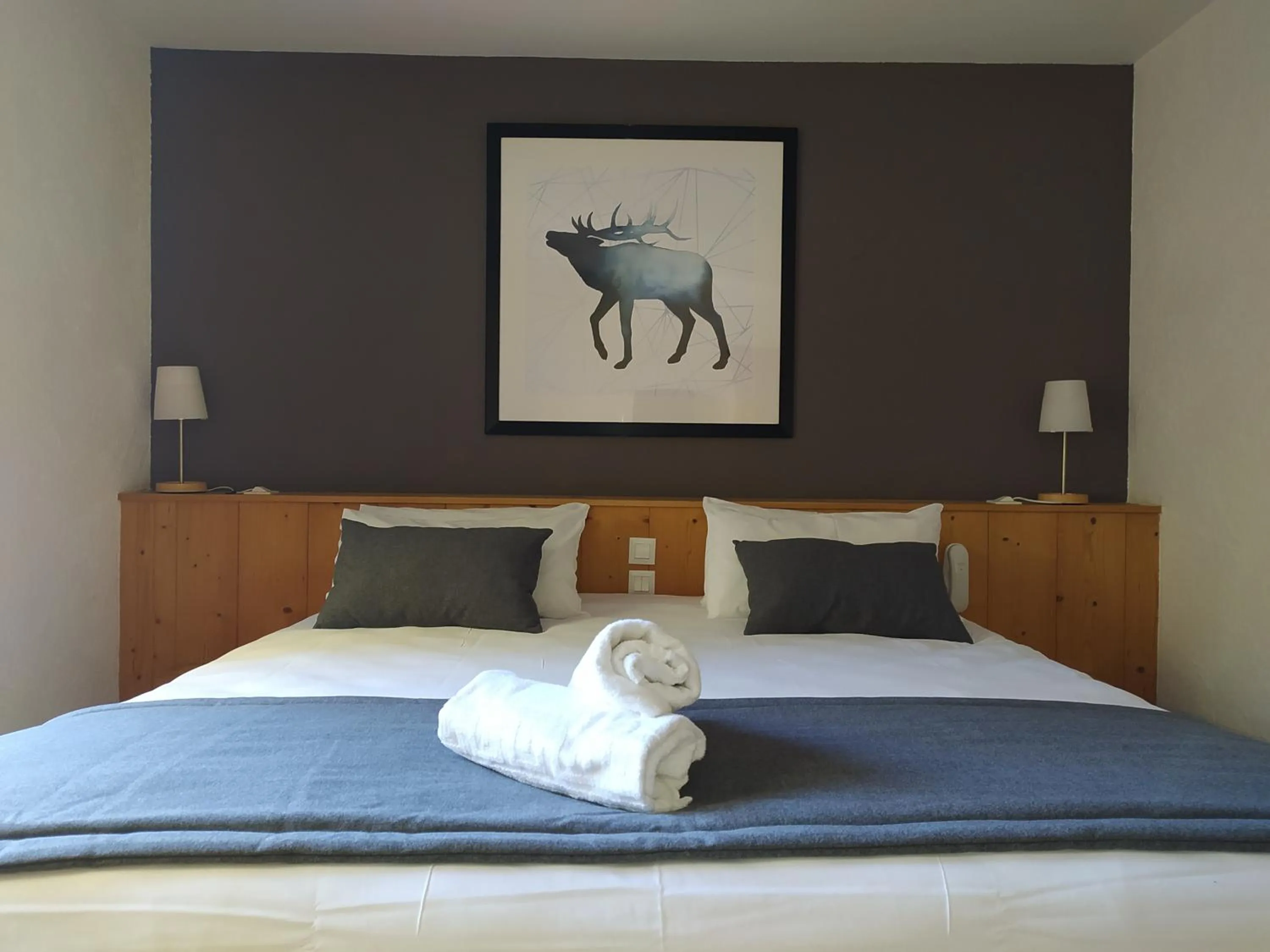 Bedroom, Bed in Hôtel Aalborg