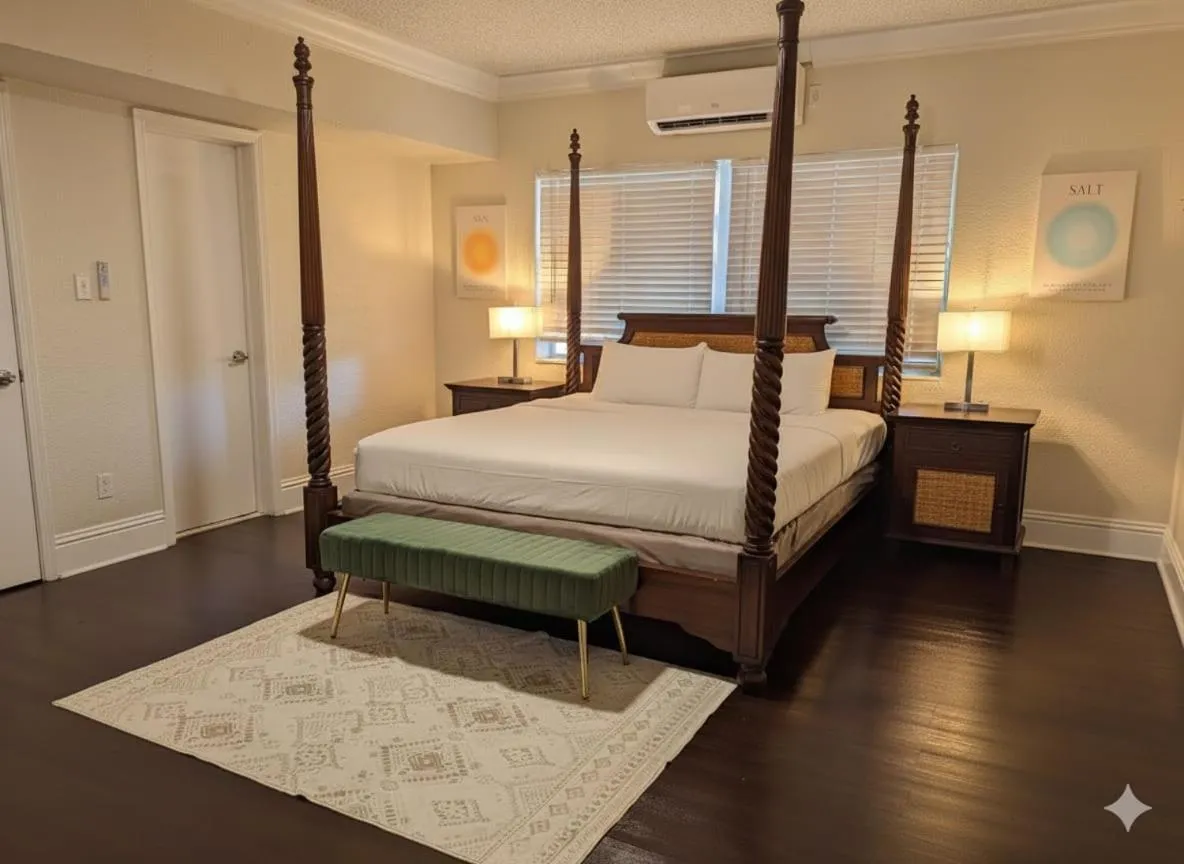 Bed in La Casa Hotel