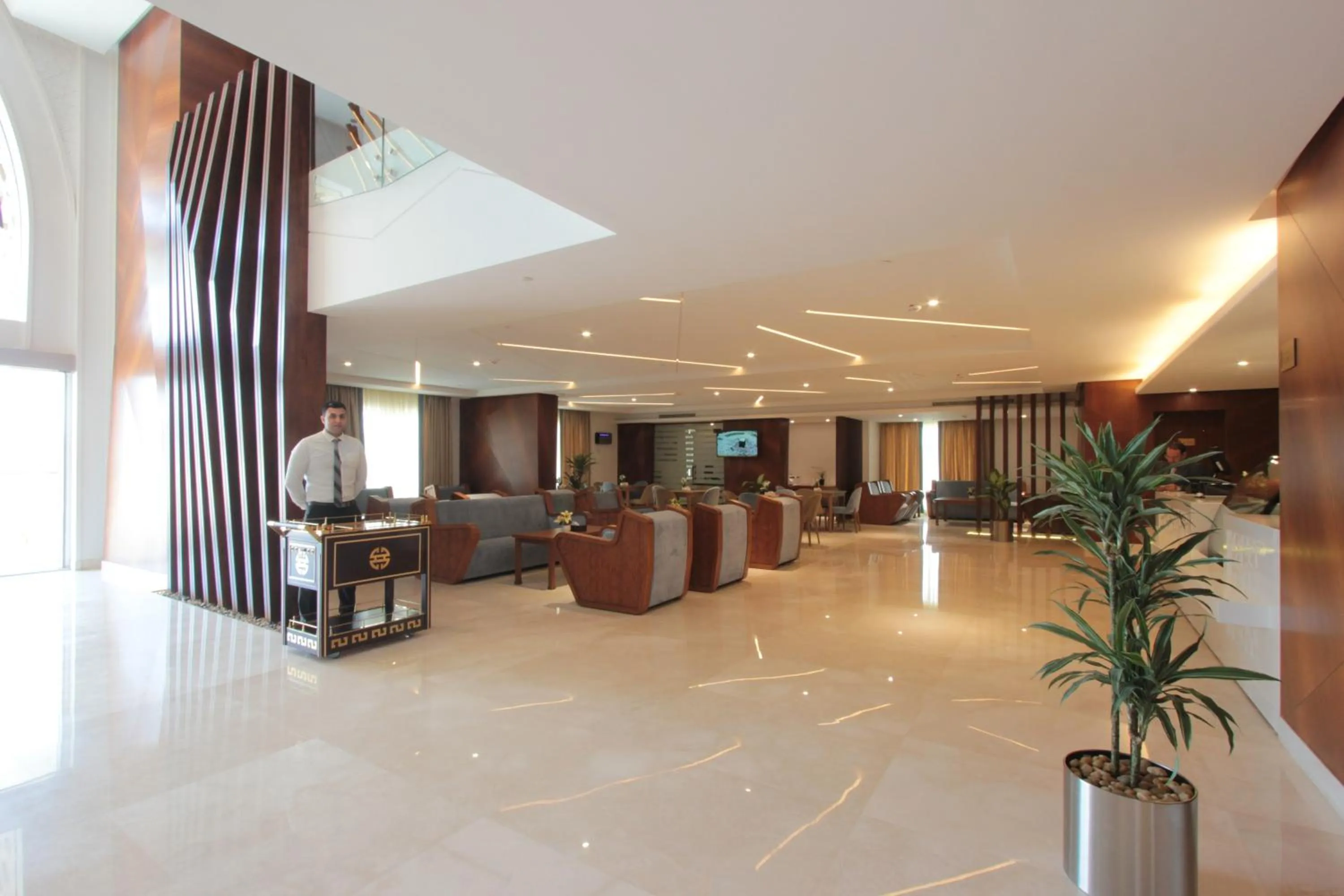 Lobby or reception in Taj Jeddah Hotel Apartment