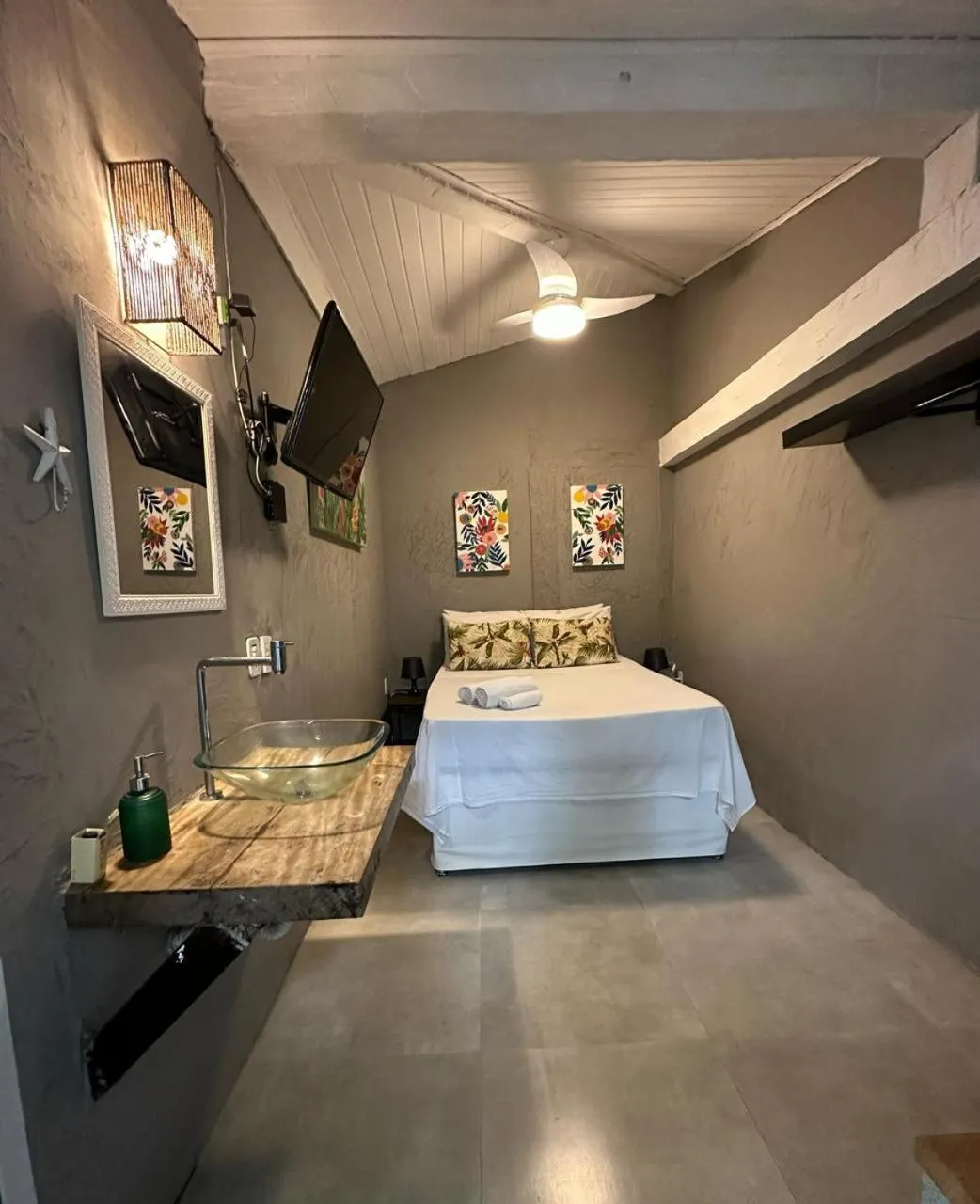 Bed in Jardim Secreto Guest House