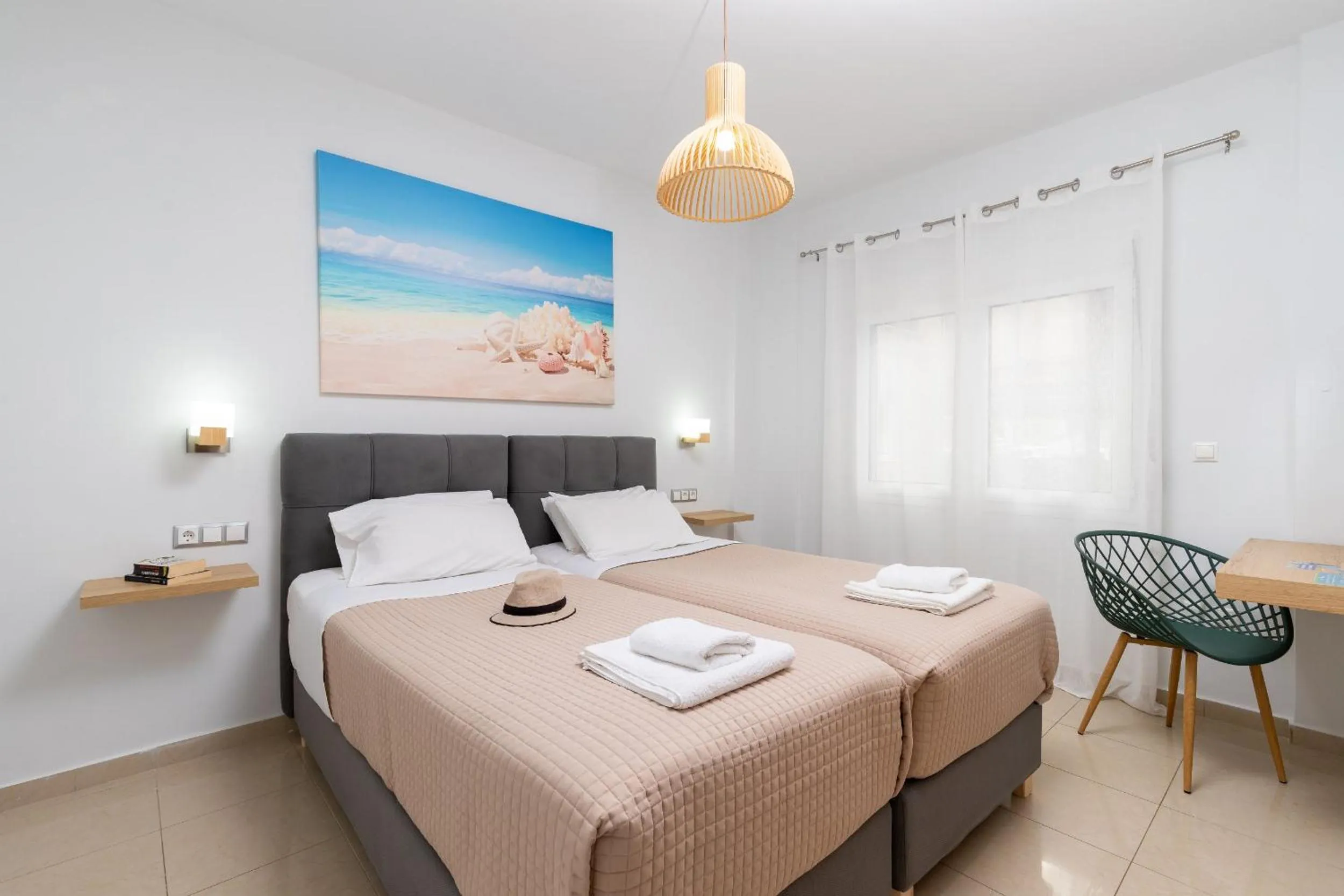 Bed in Sun Beach Apartments