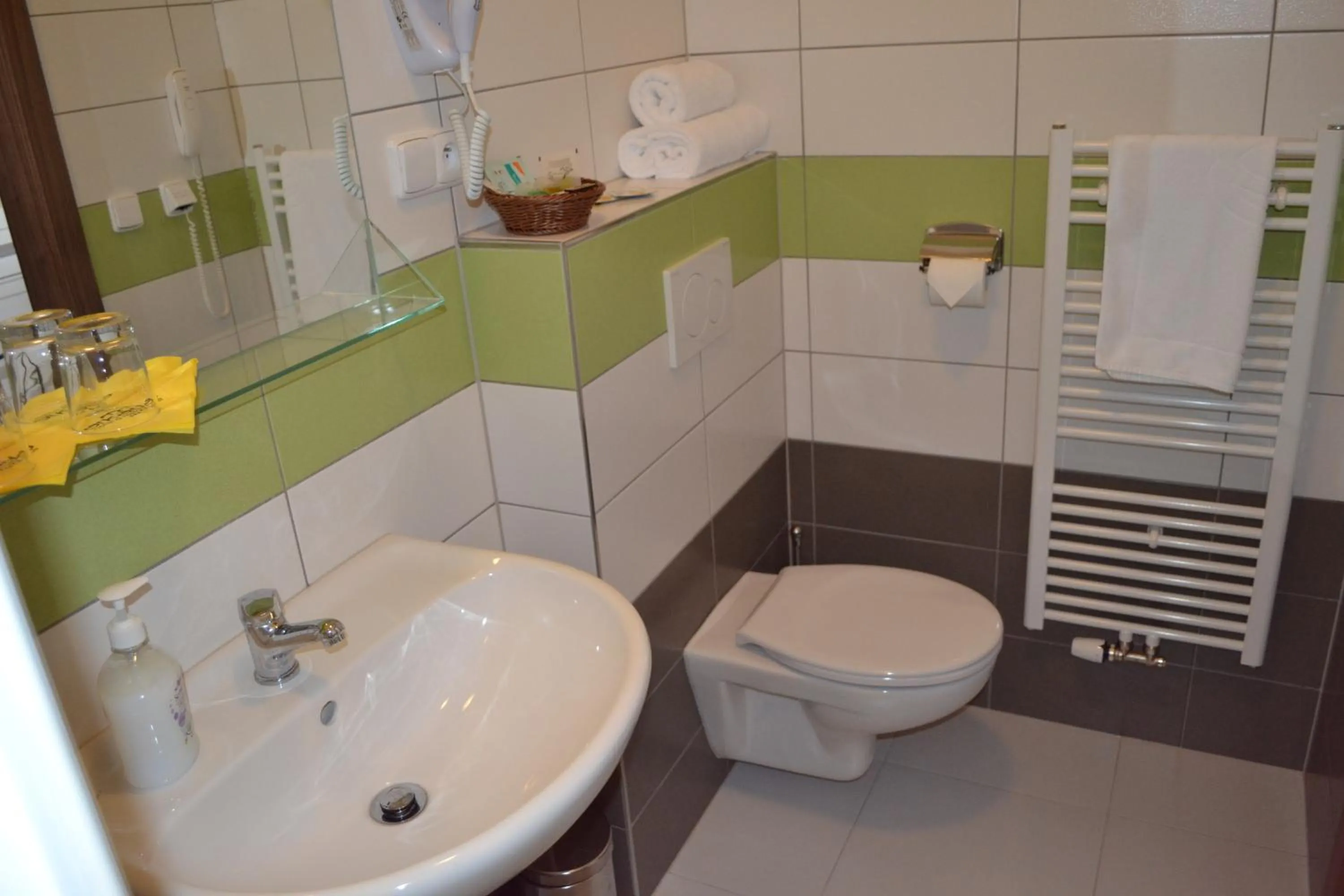 Toilet in Hotel Arkáda