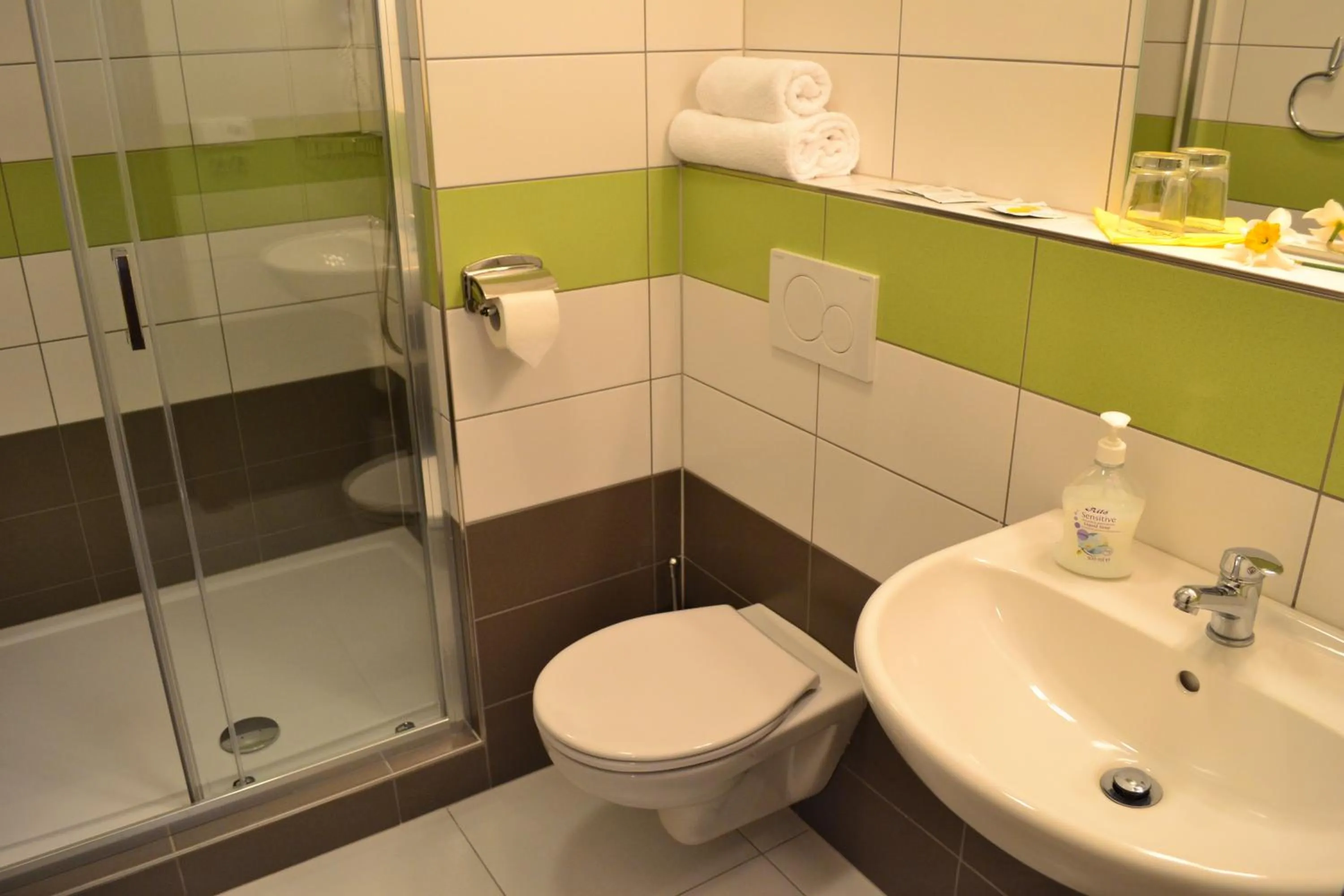 Toilet in Hotel Arkáda