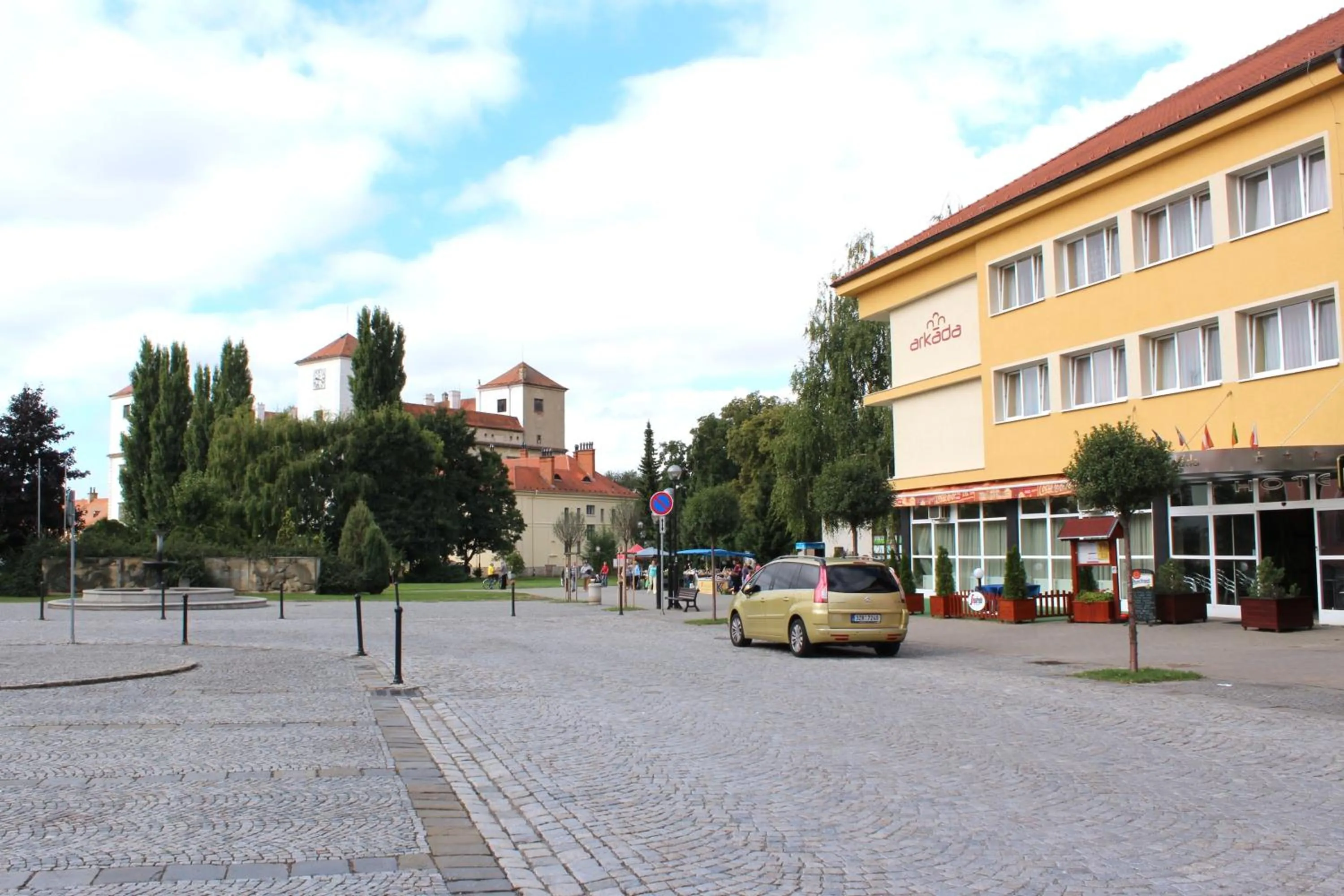 City view in Hotel Arkáda