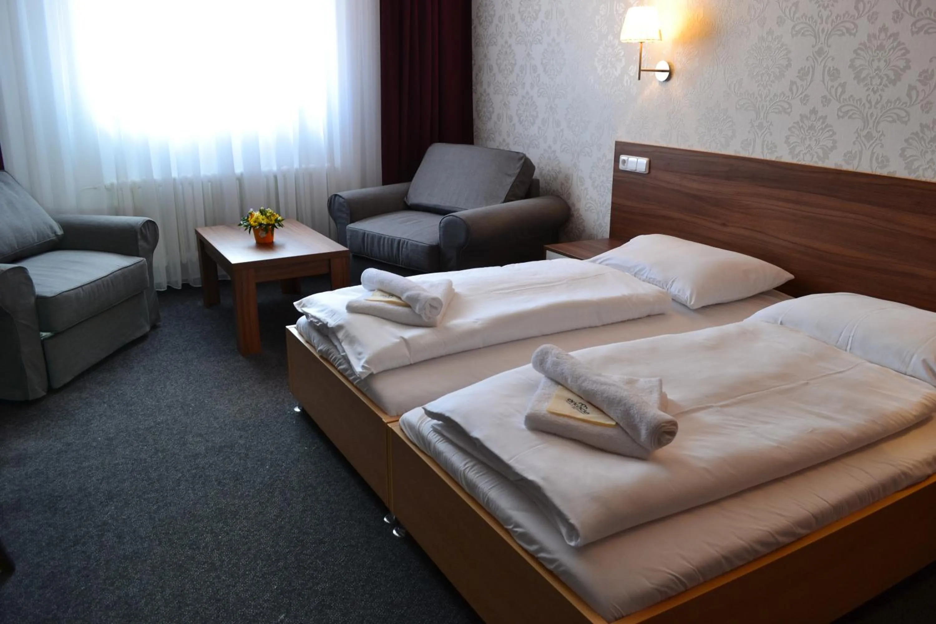 Photo of the whole room, Bed in Hotel Arkáda
