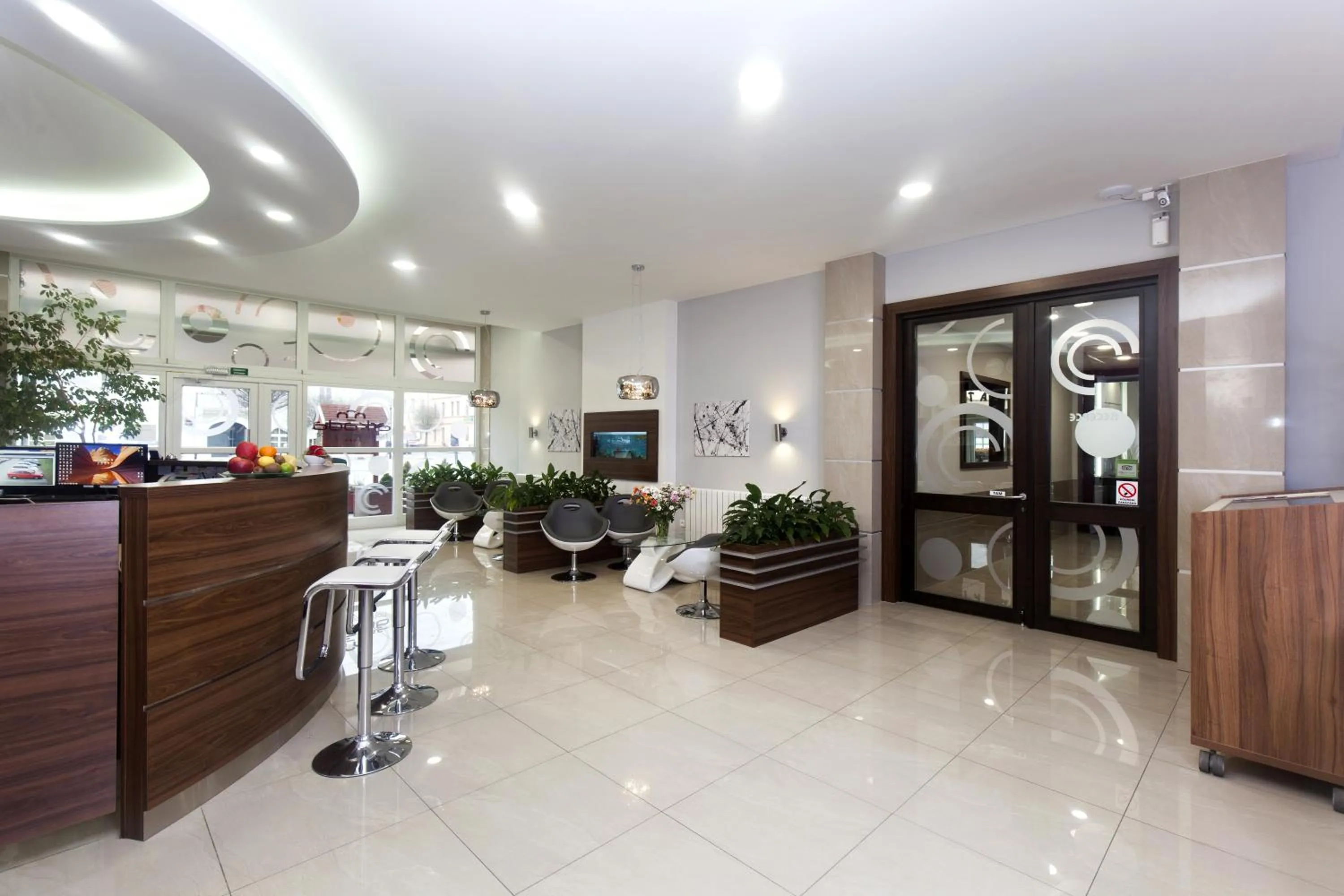 Lobby or reception in Hotel Arkáda