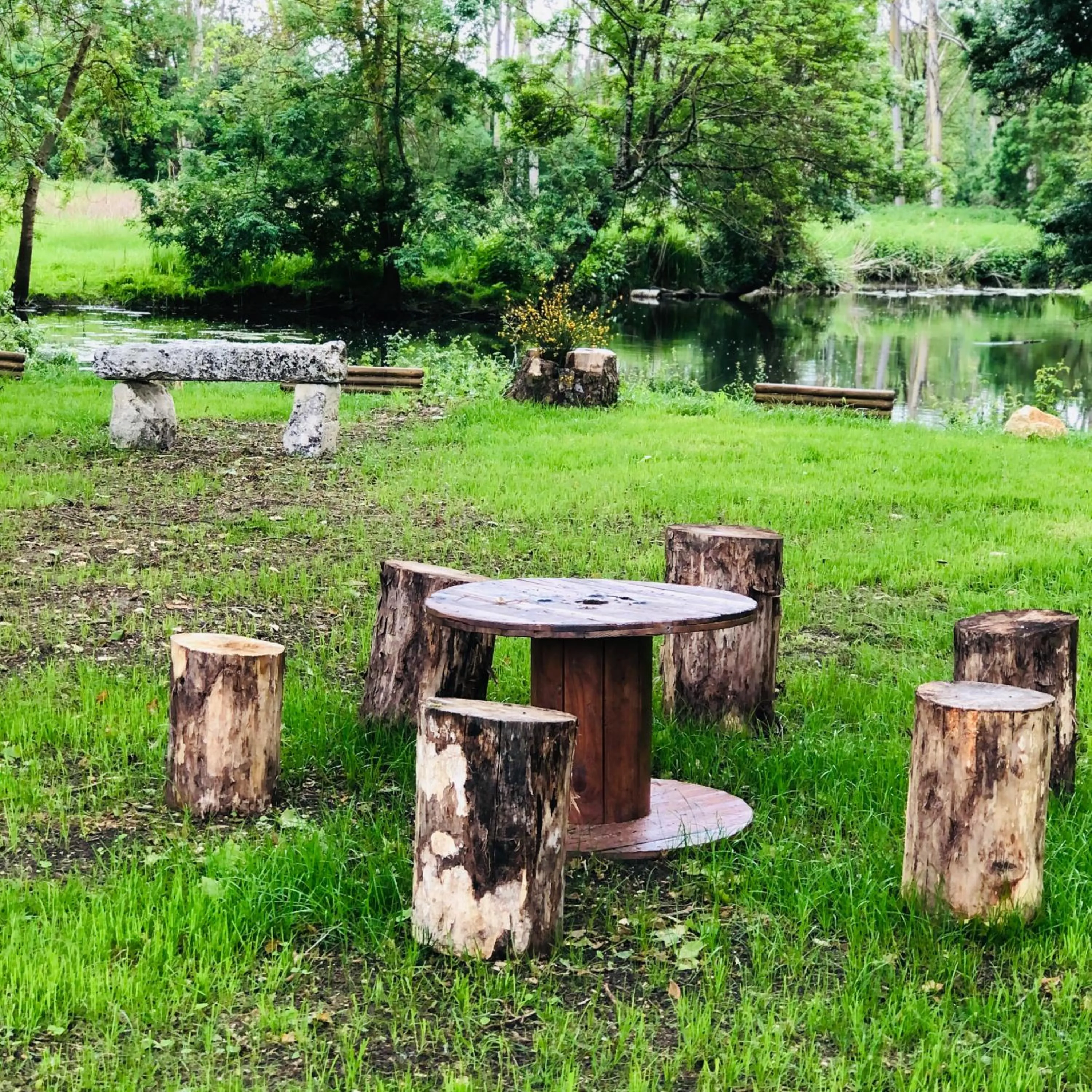 River view in LA FERME D'AIGUROLLES