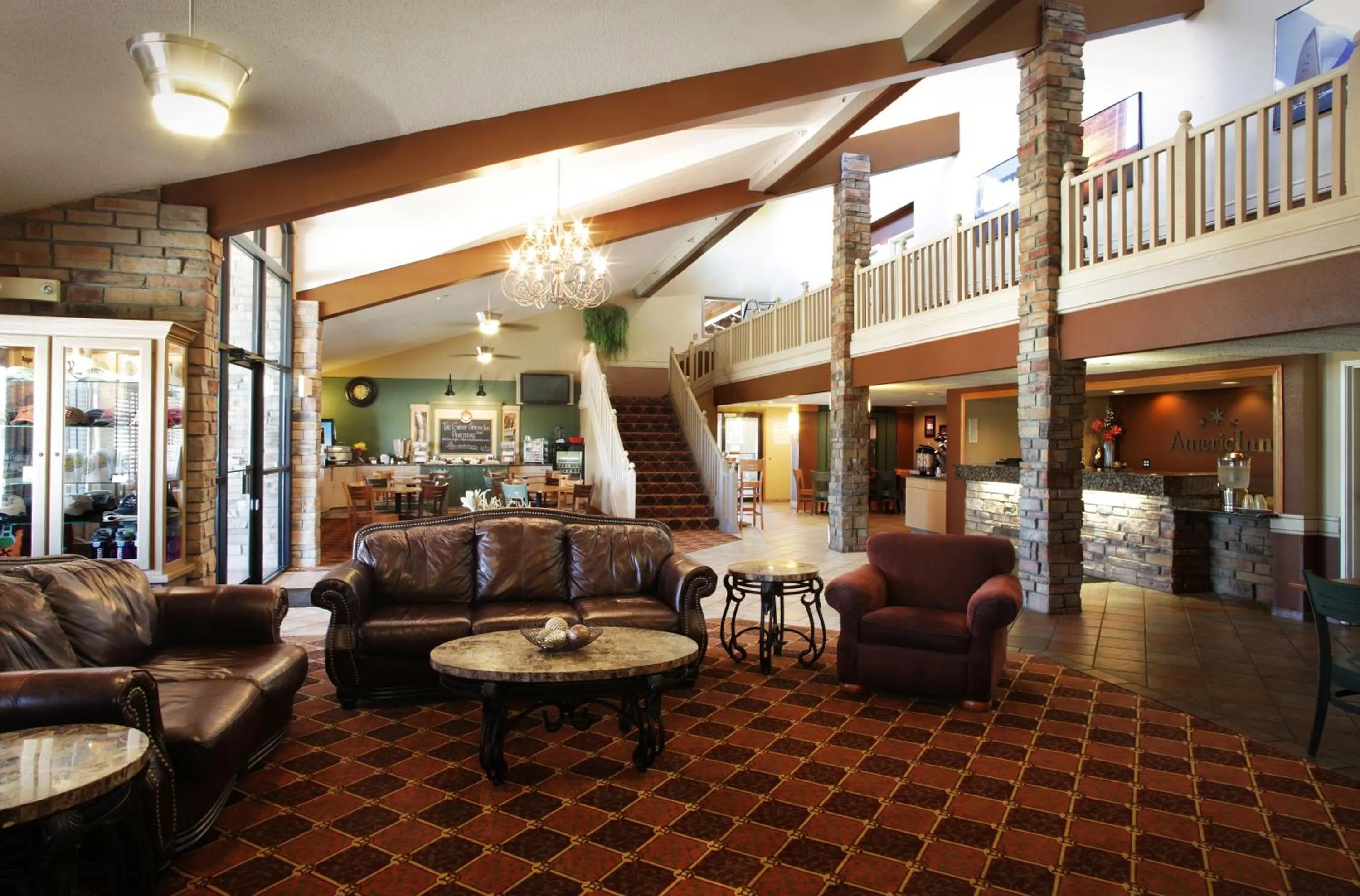Lobby or reception in AmericInn by Wyndham Okoboji
