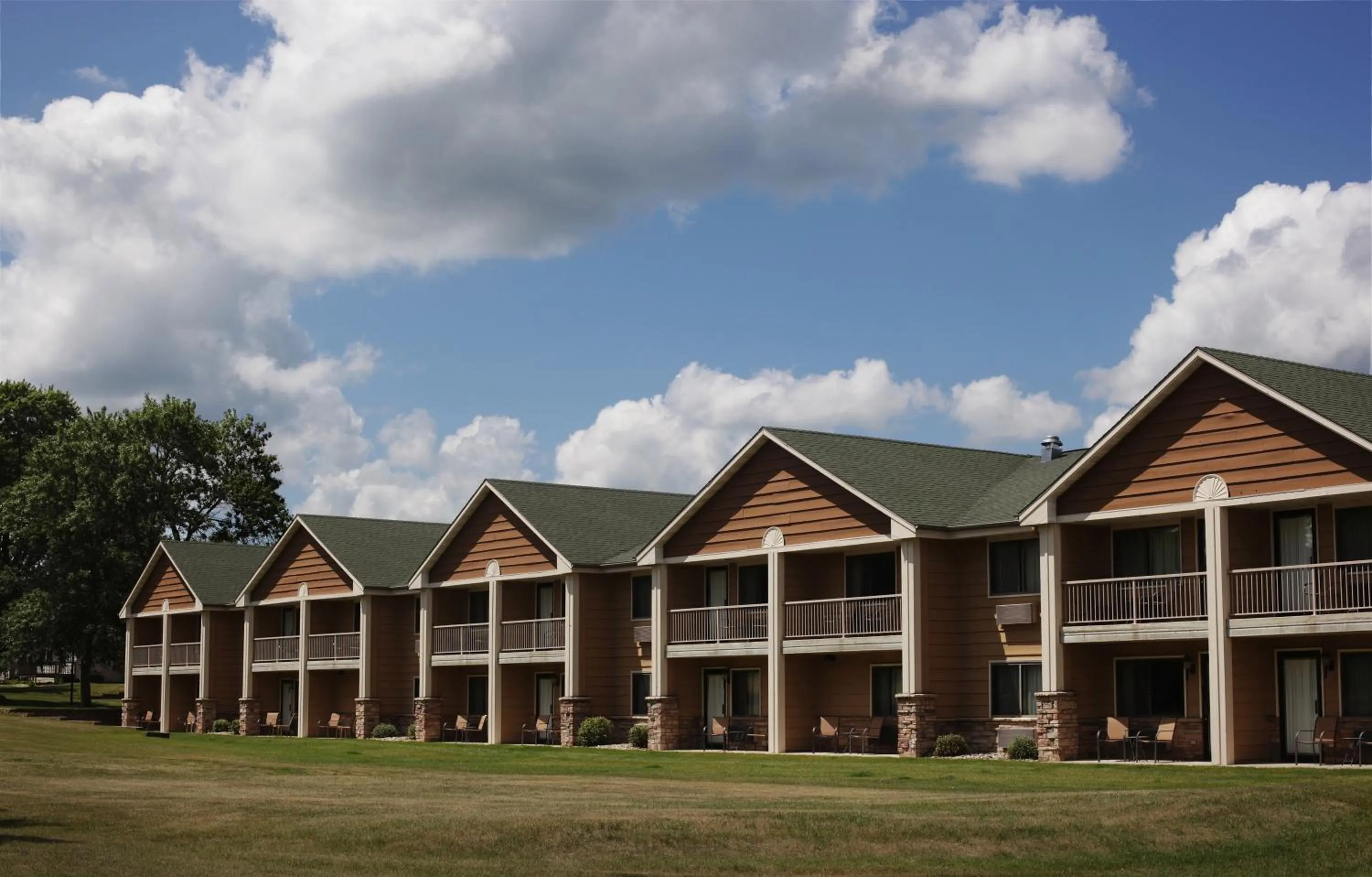 Property building in AmericInn by Wyndham Okoboji