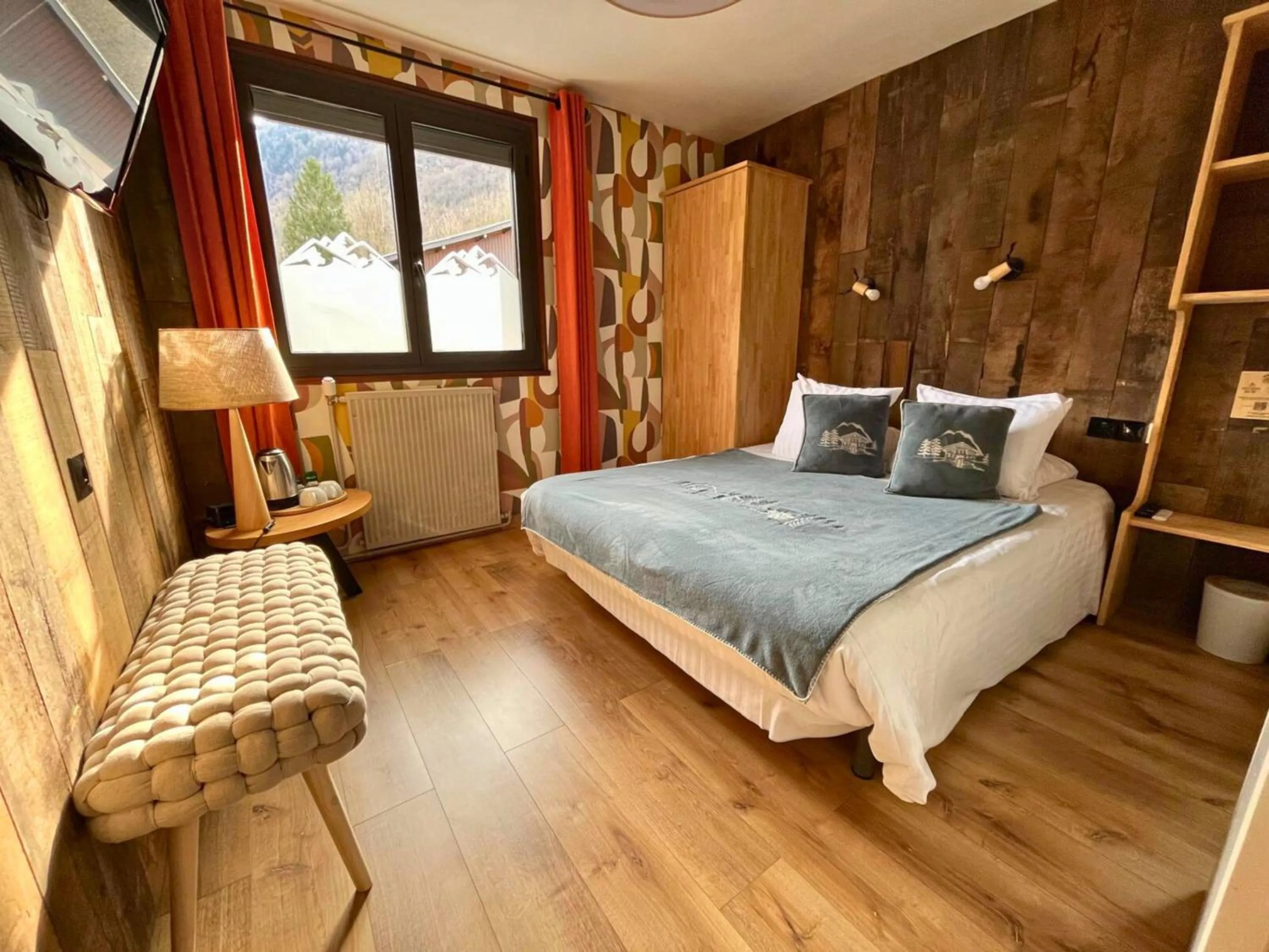 Bed in Hôtel La Rencluse