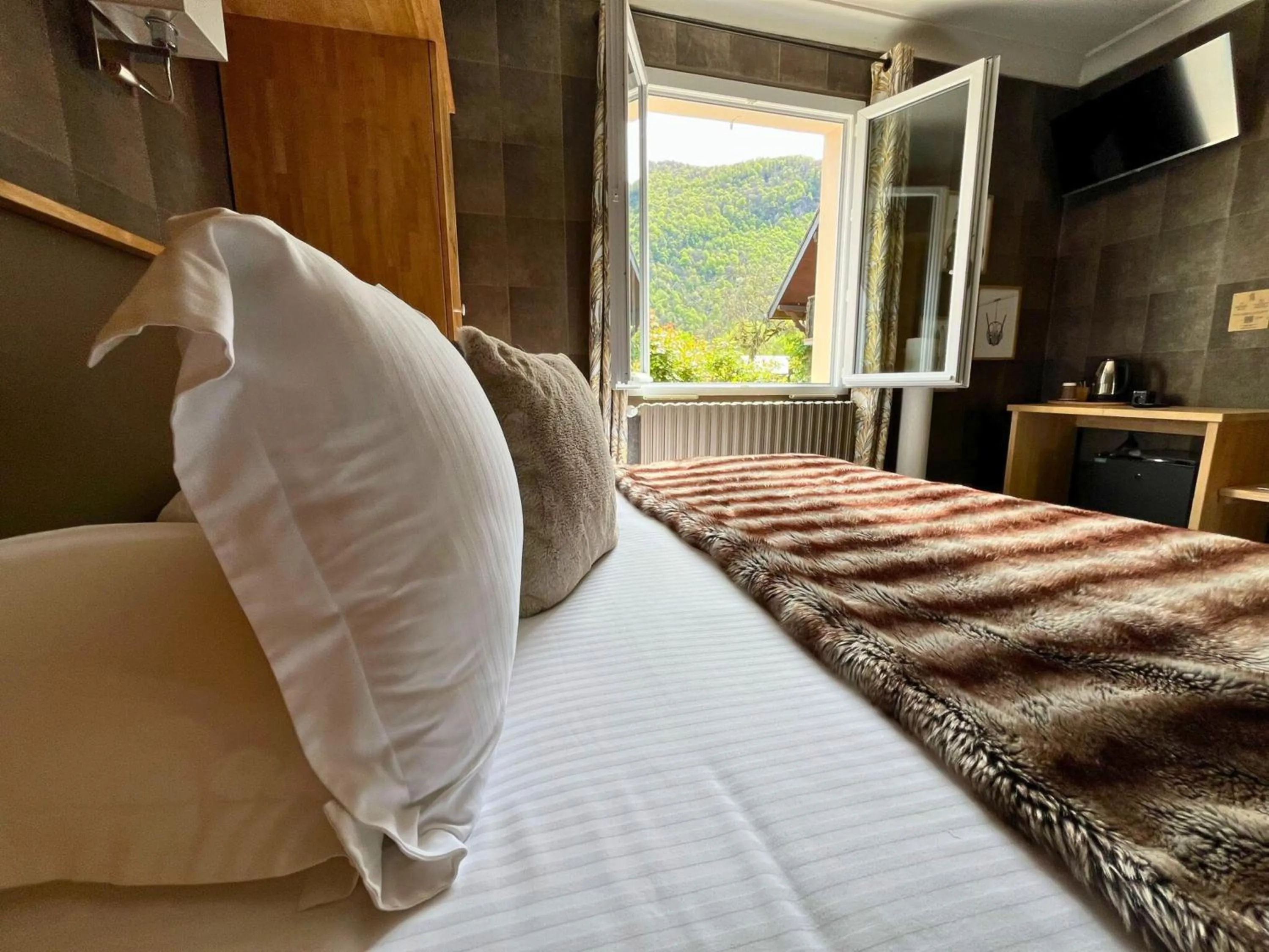 Photo of the whole room, Bed in Hôtel La Rencluse