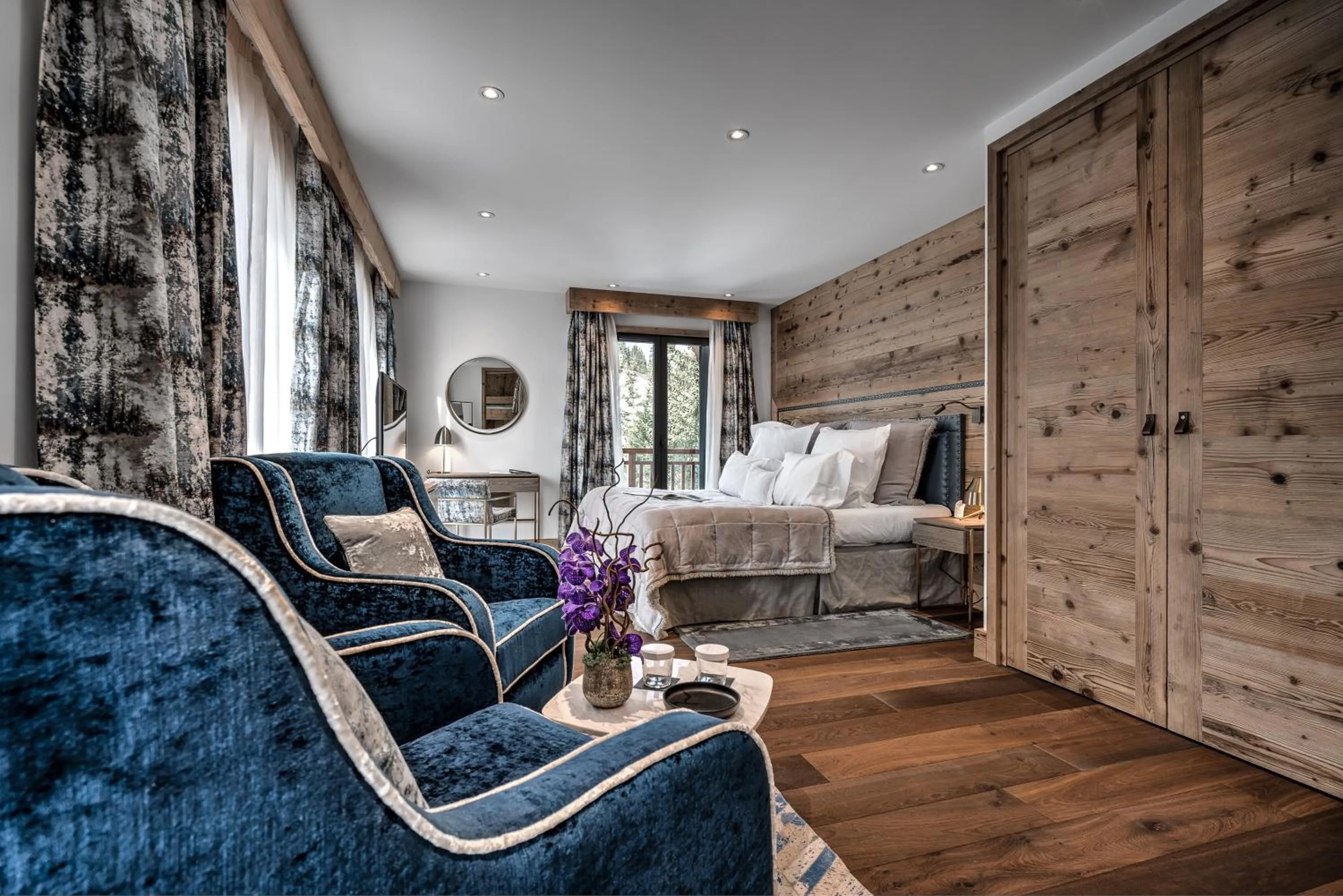 Seating area in Hôtel La Sivolière