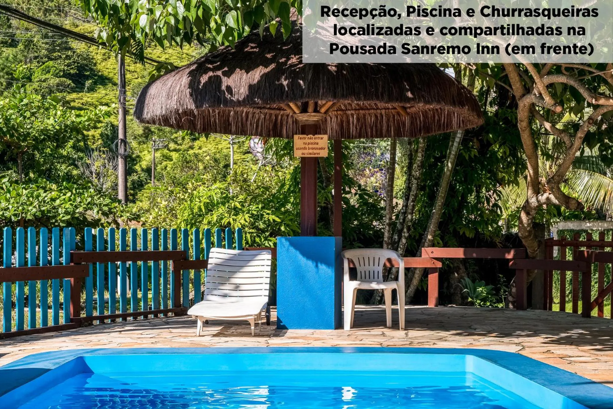 Swimming pool in Pousada Villa Piemonte