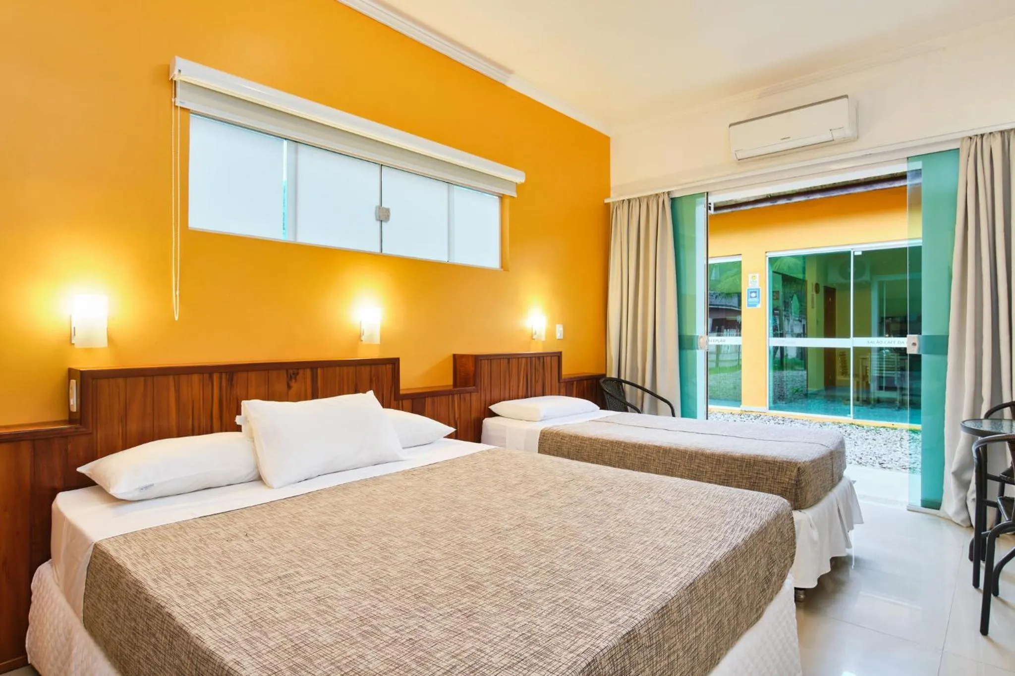 Bed in Pousada Villa Piemonte