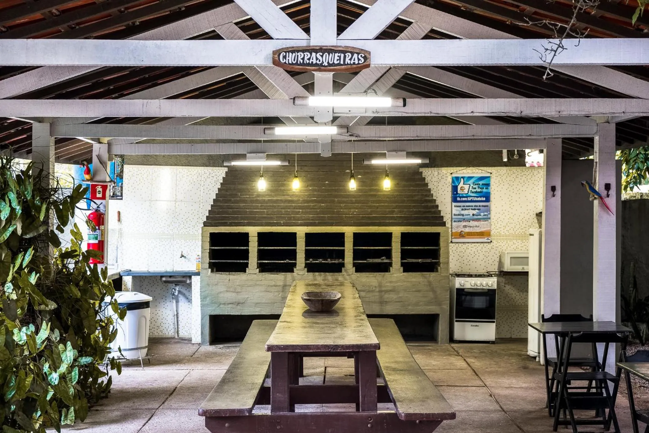 BBQ facilities in Pousada Villa Piemonte