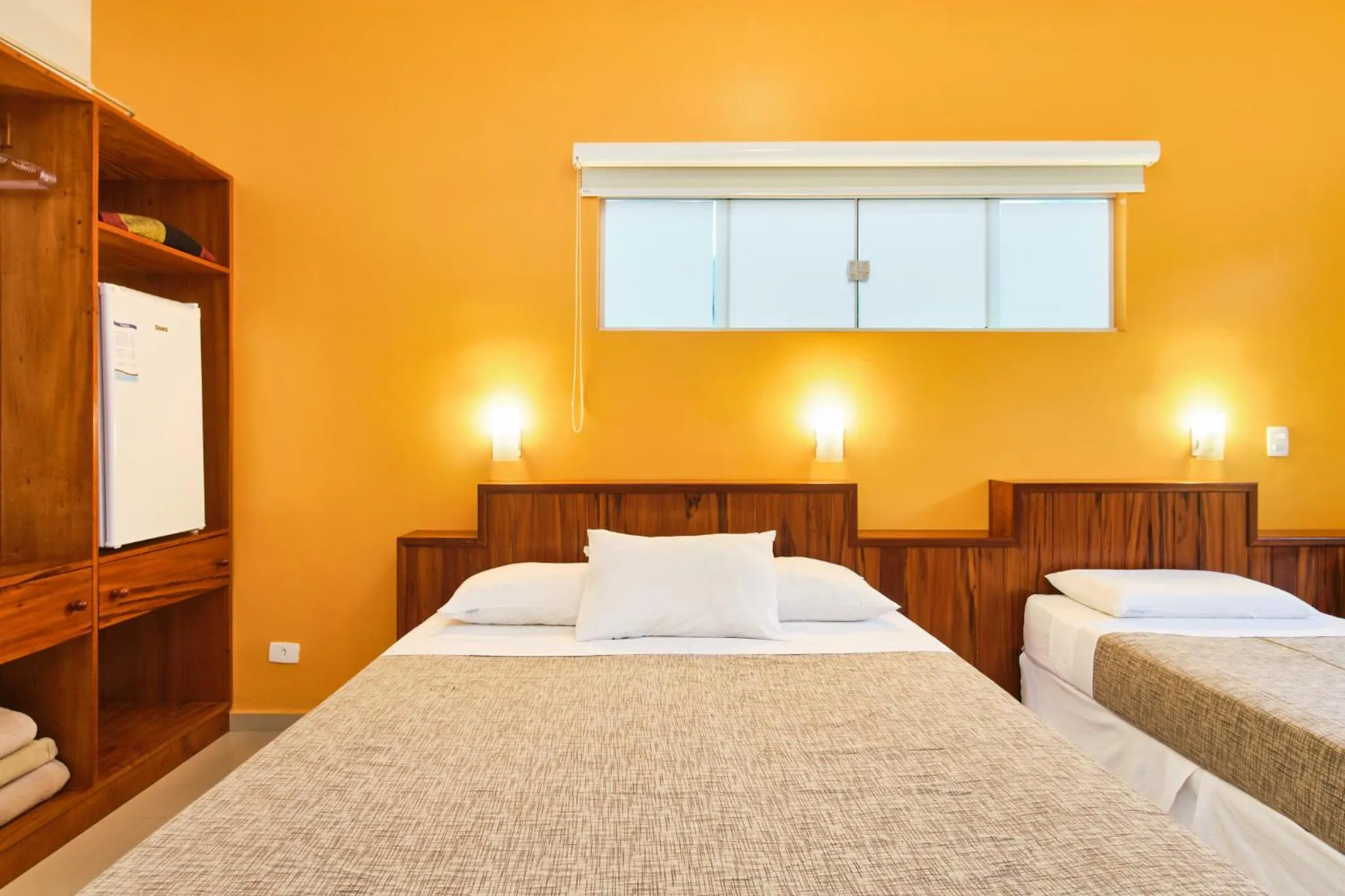 Bed in Pousada Villa Piemonte