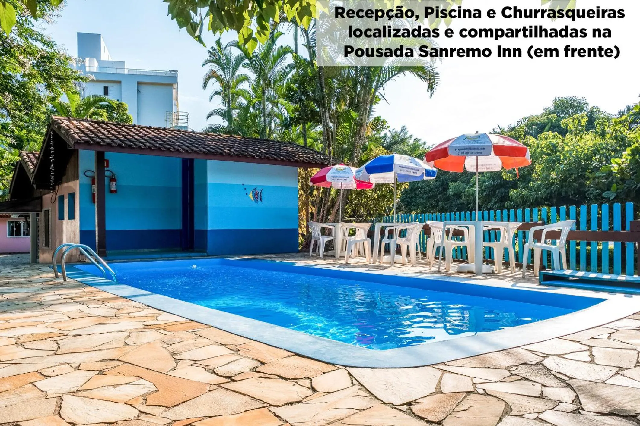 Swimming pool in Pousada Villa Piemonte