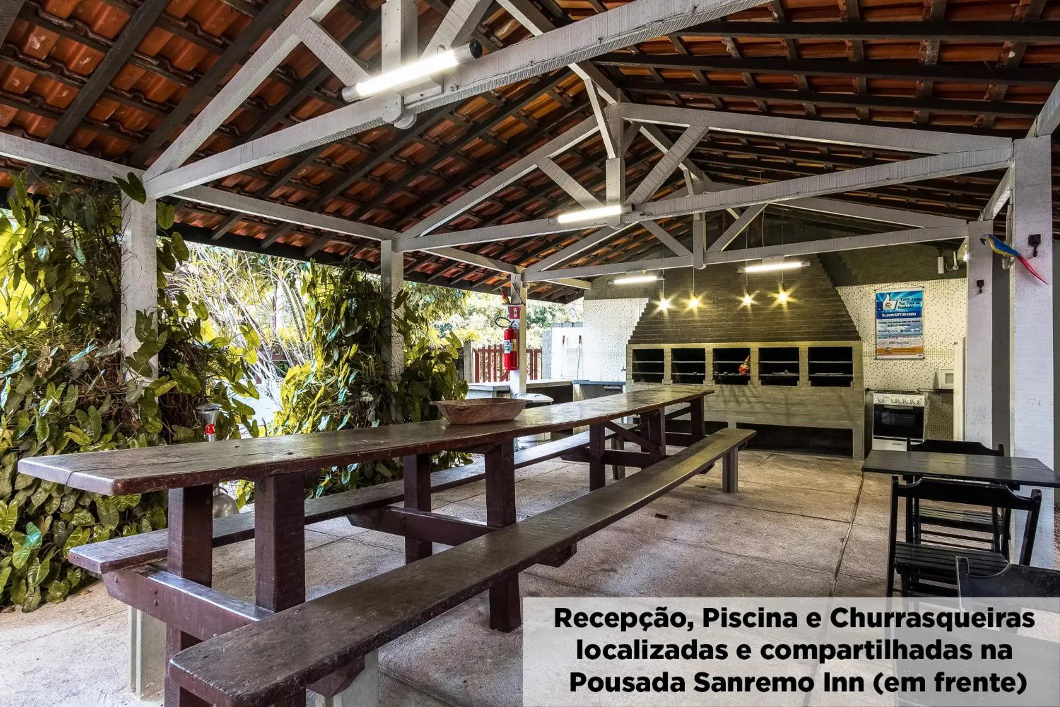 BBQ facilities in Pousada Villa Piemonte