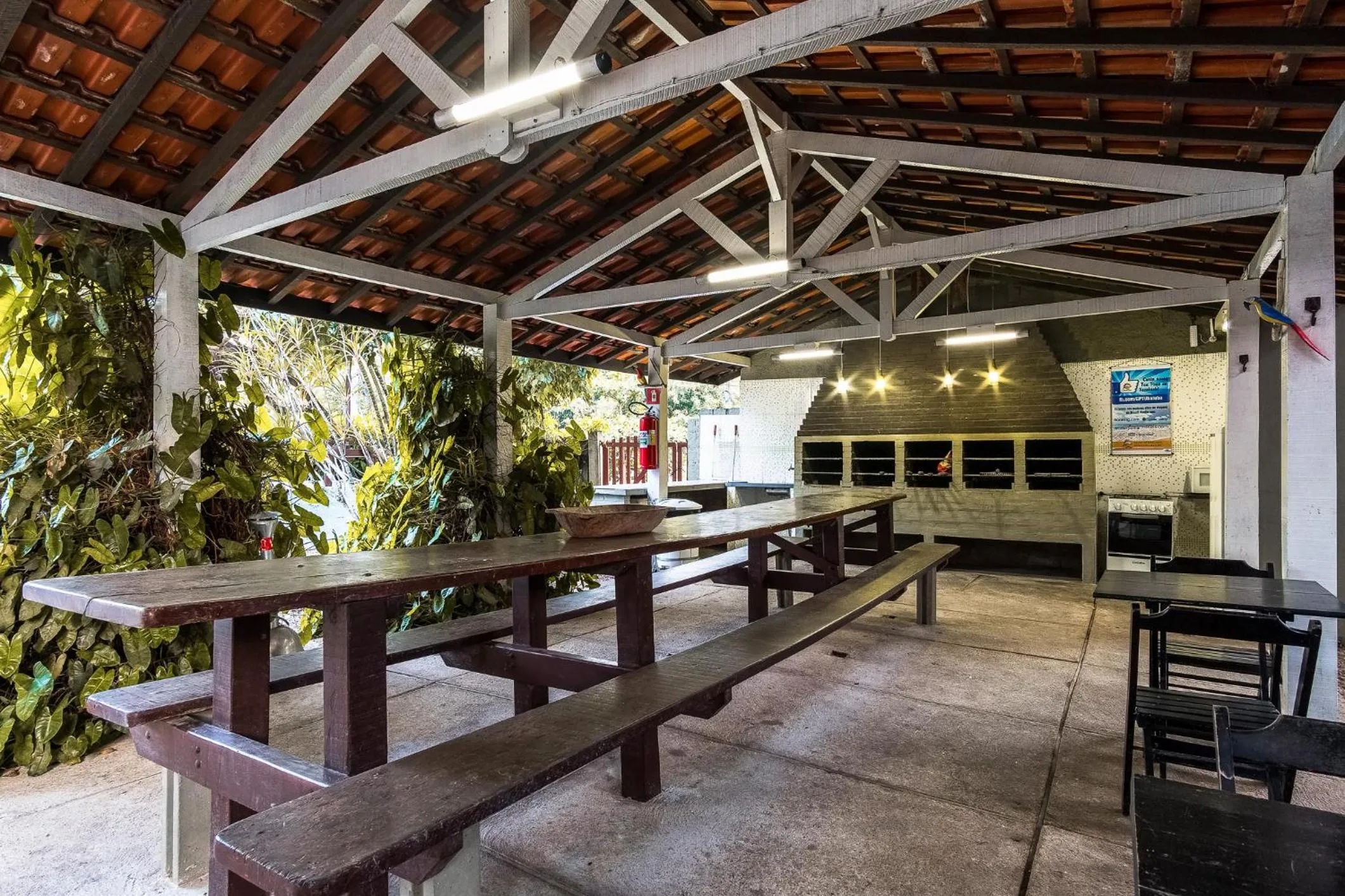 BBQ facilities in Pousada Villa Piemonte