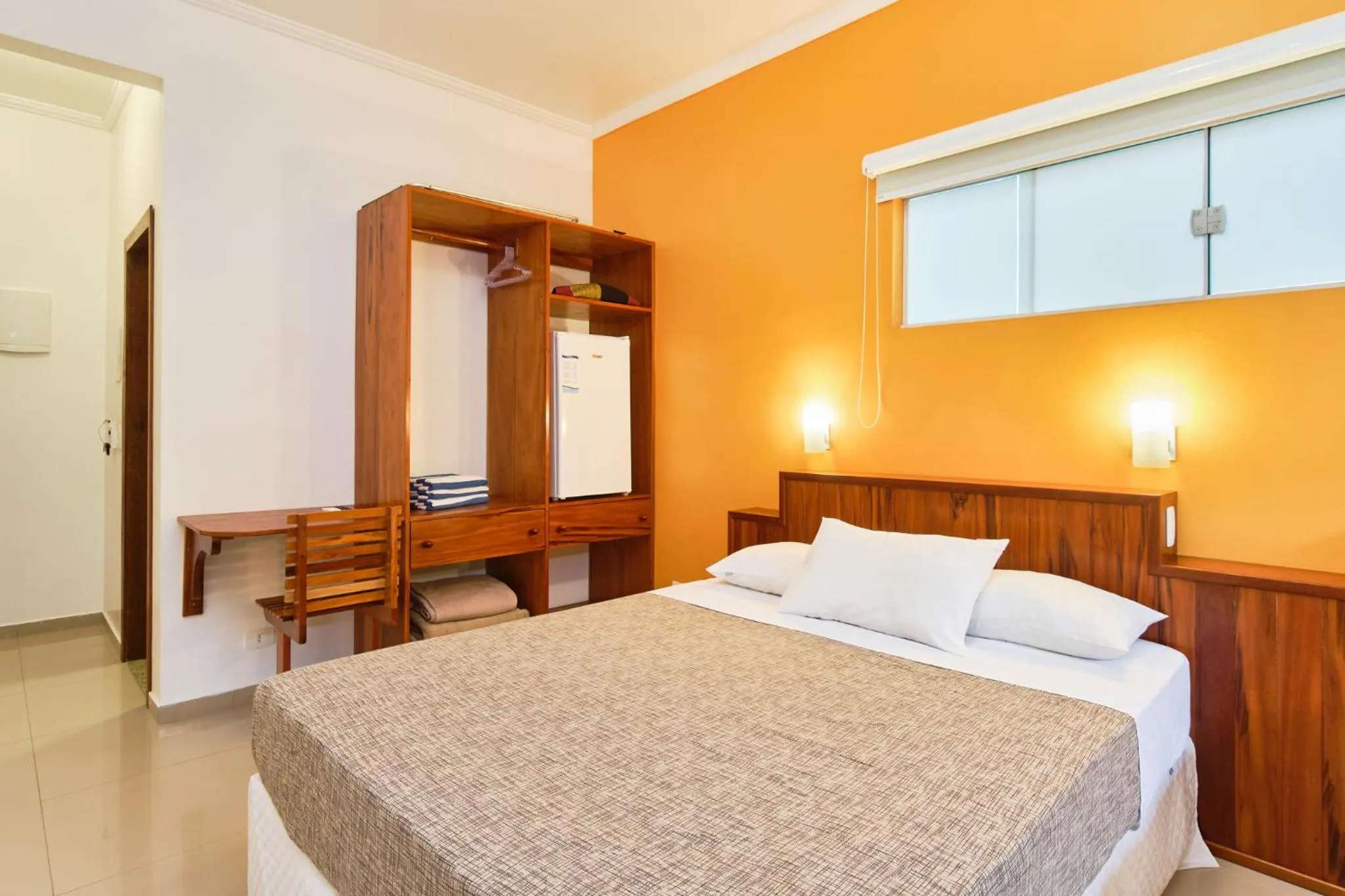 Bed in Pousada Villa Piemonte