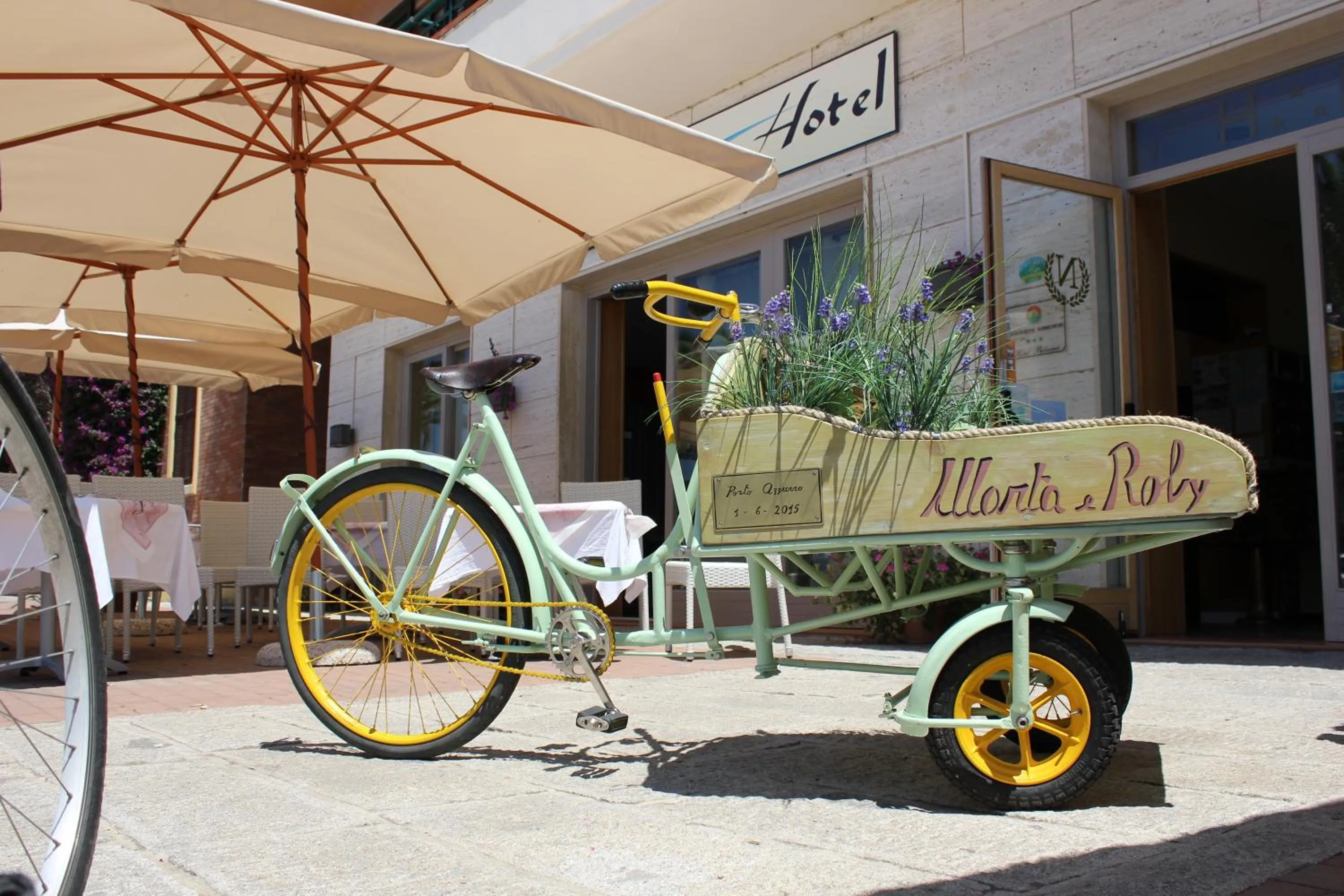 Decorative detail in Hotel Belmare
