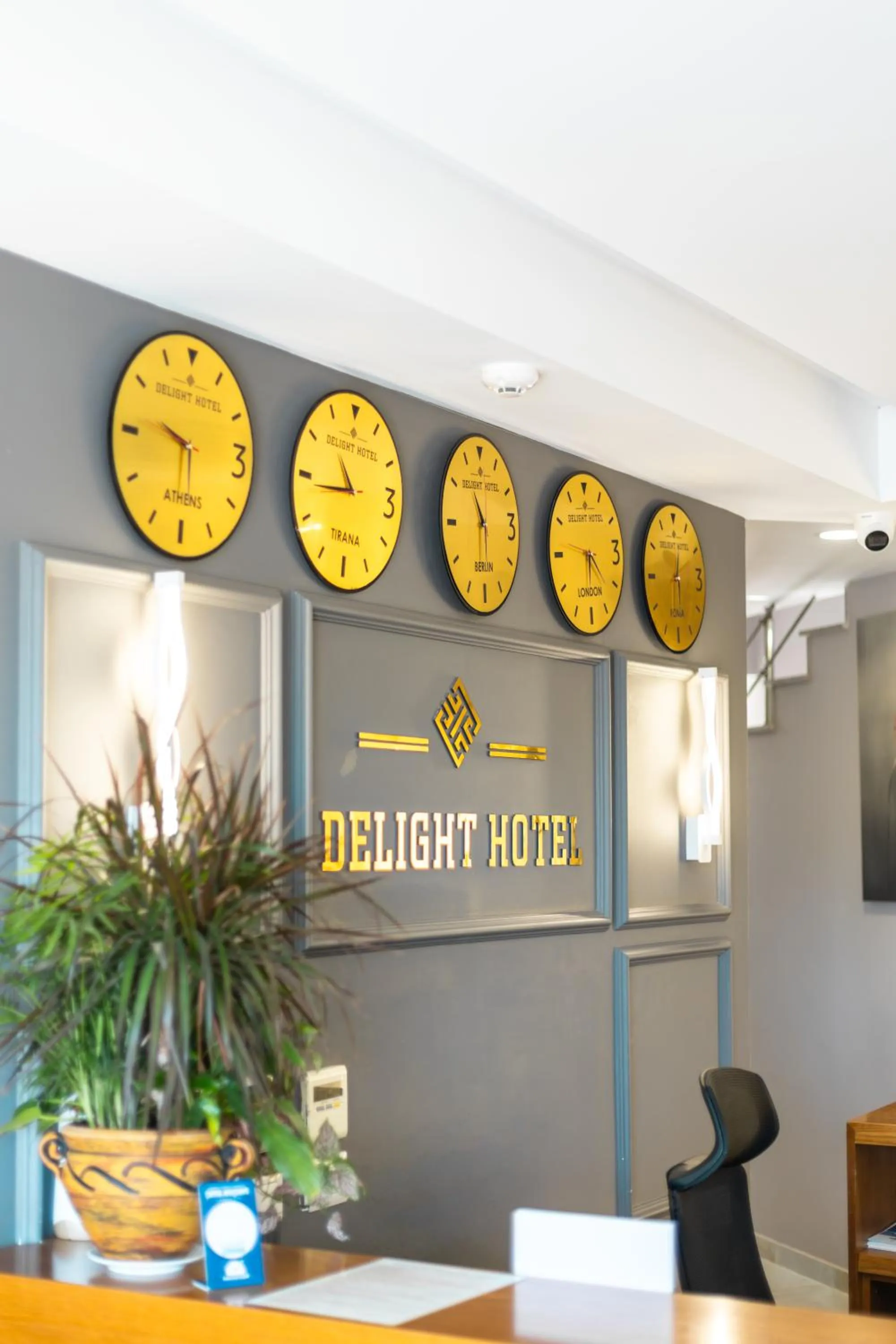 Property logo or sign in Delight Hotel