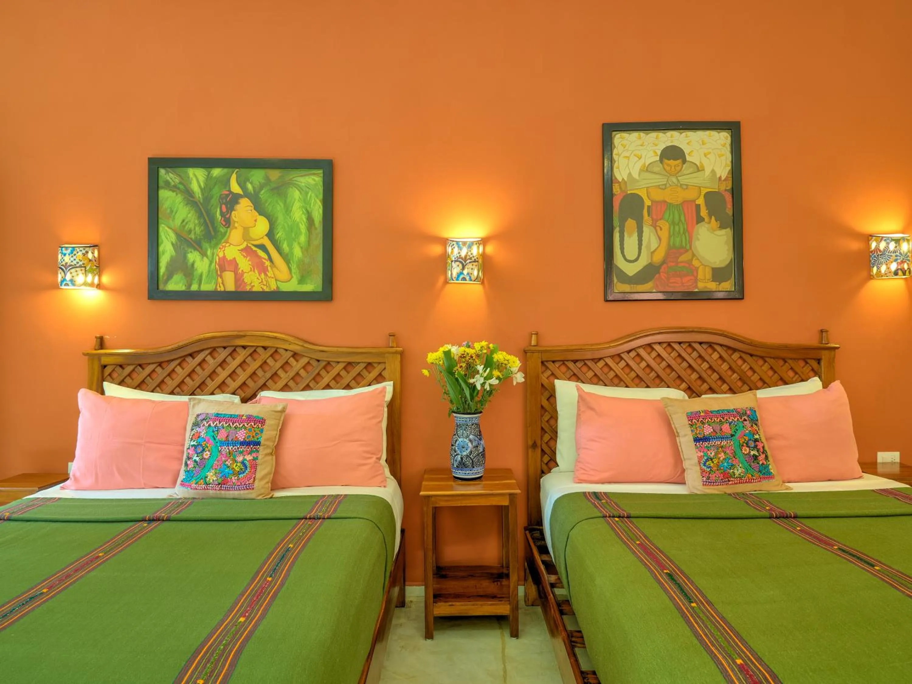 Bed in Casa Del Maya Bed & Breakfast